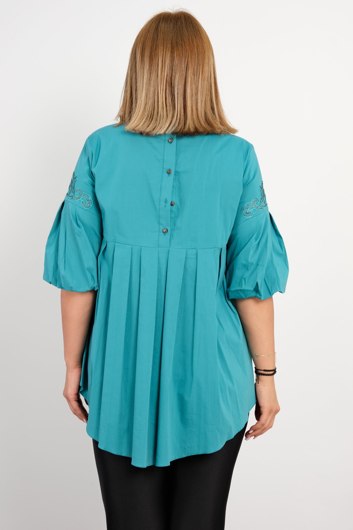 Blouses-Turquoise