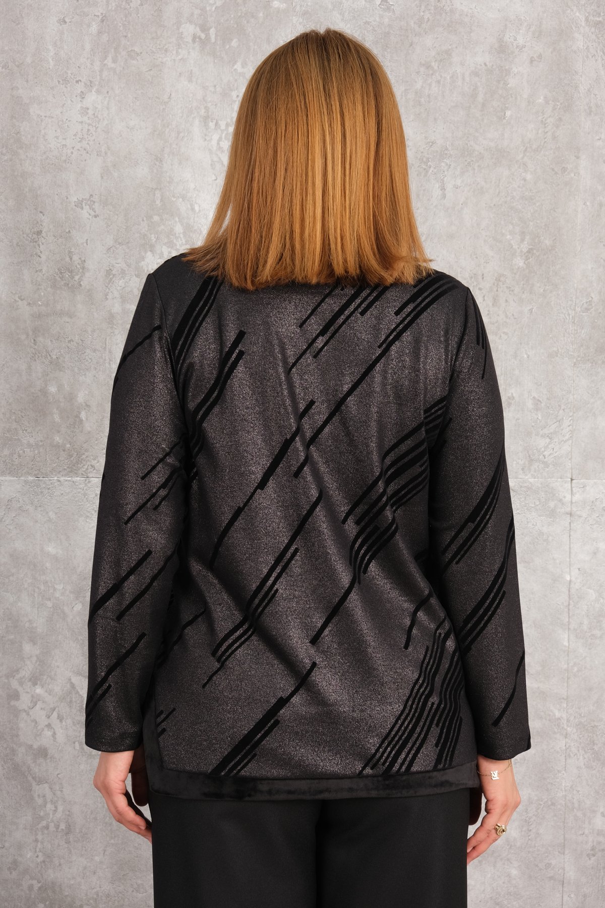 Plus Size Blouse-Black