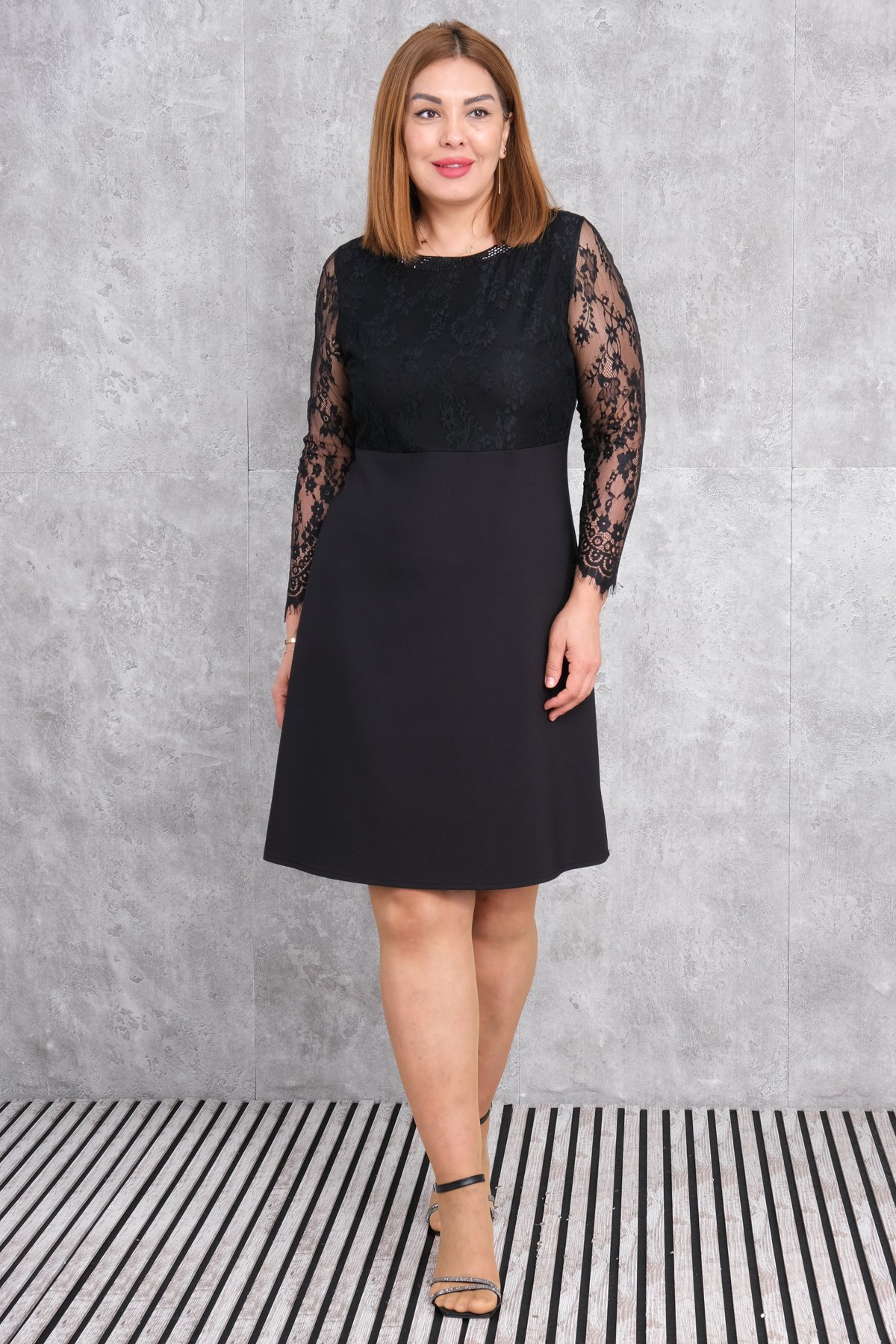 Plus Size Dress-Black