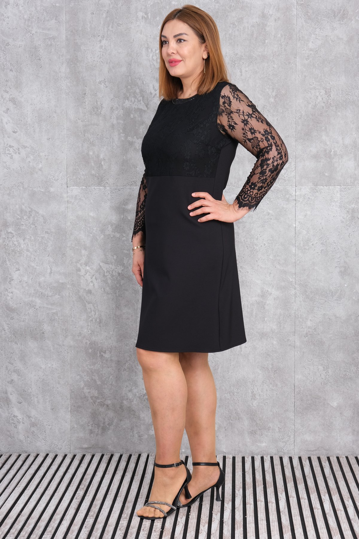 Plus Size Dress-Black