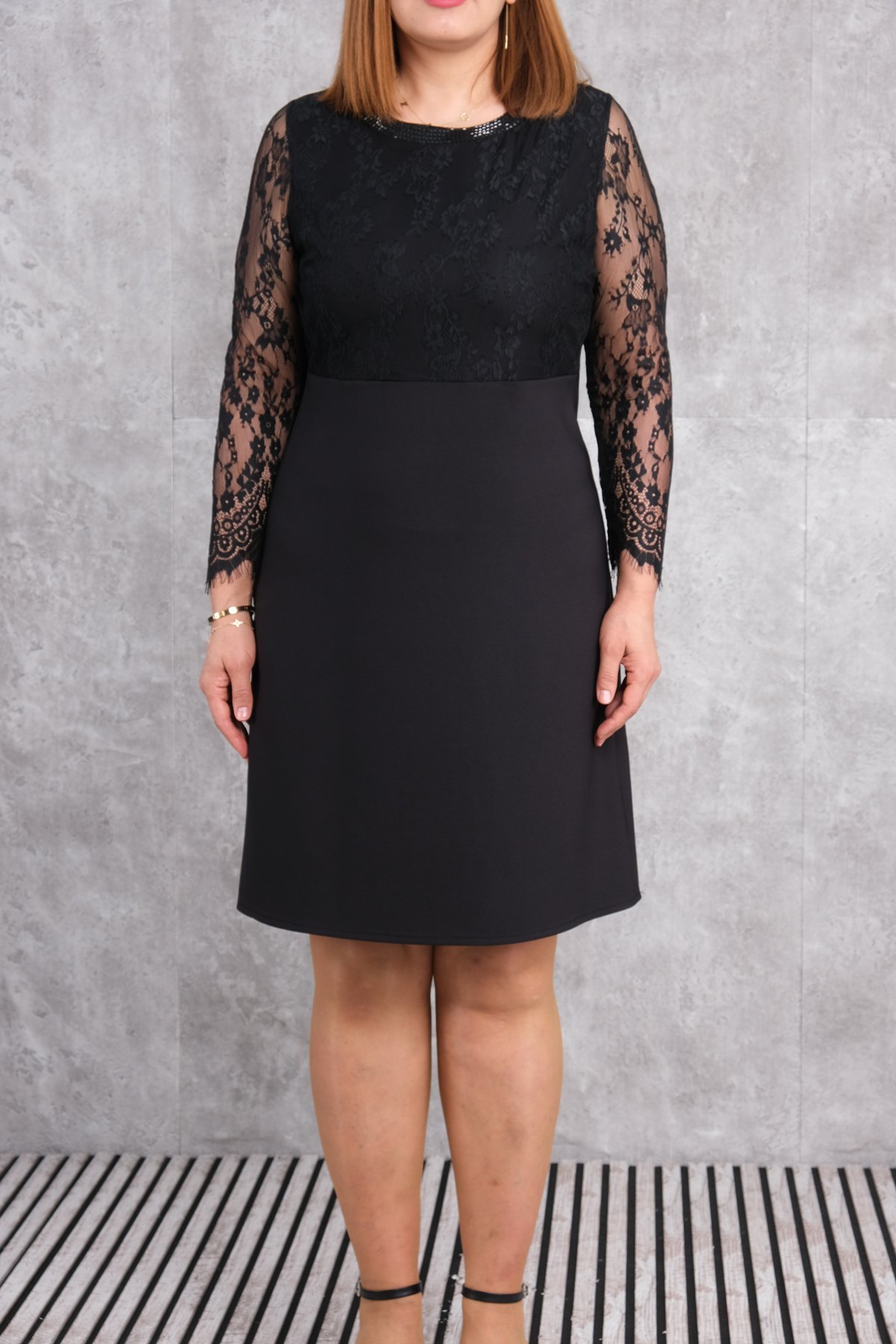 Plus Size Dress-Black