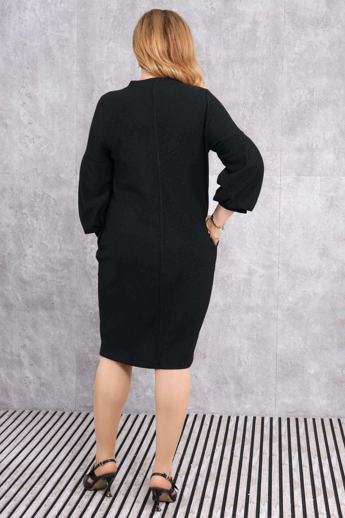 Plus Size Dress-Black