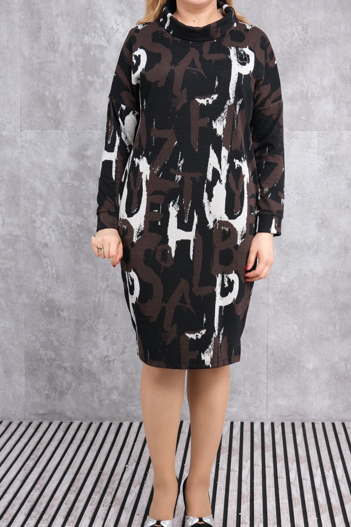 Plus Size Dress-Black