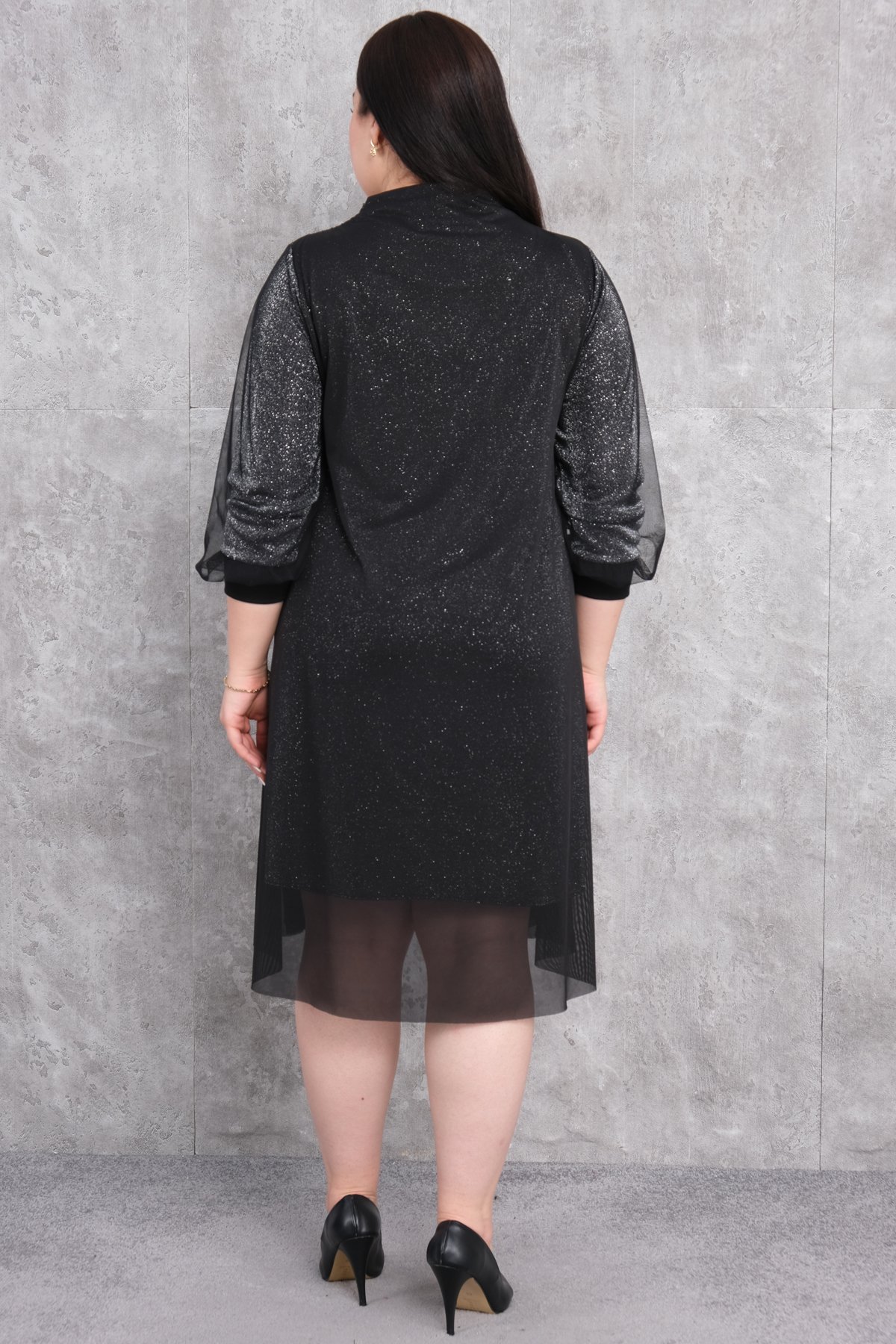 Plus Size Dress-Black