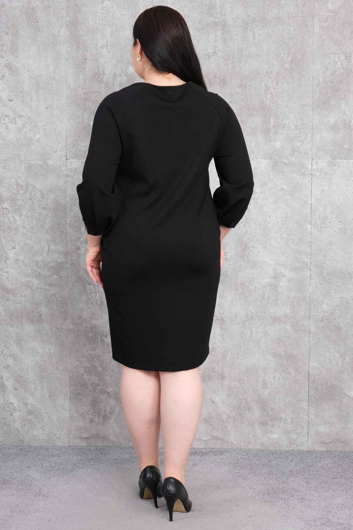 Plus Size Dress-Black