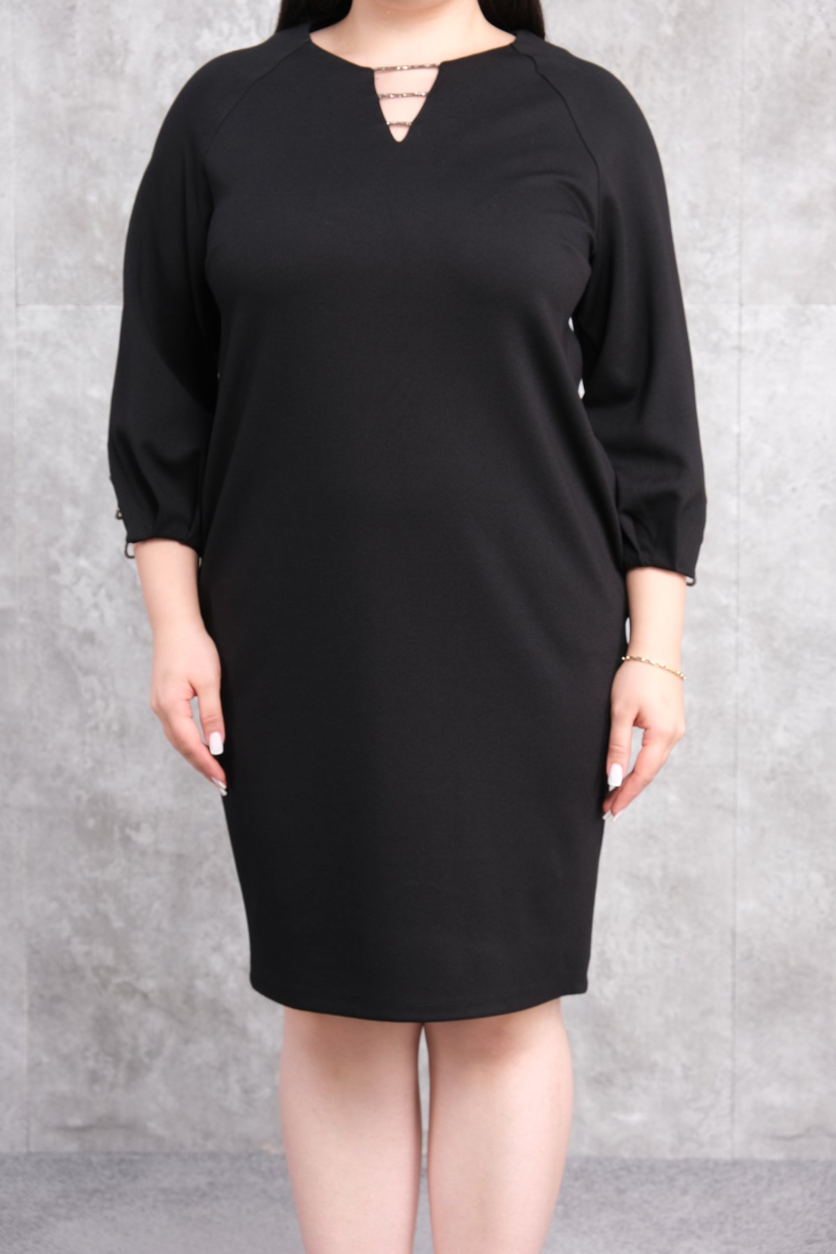 Super Plus Size Dress-Black
