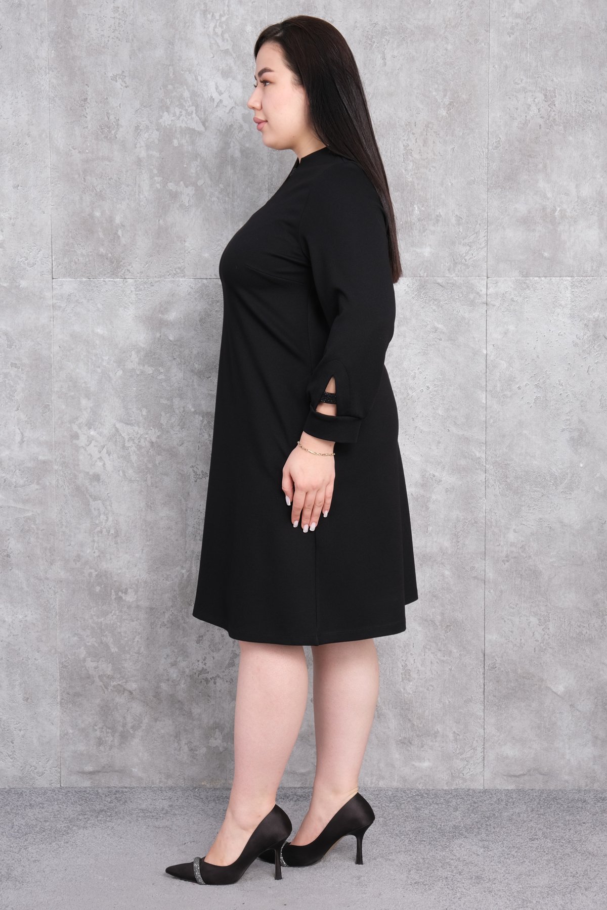 Super Plus Size Dress-Black