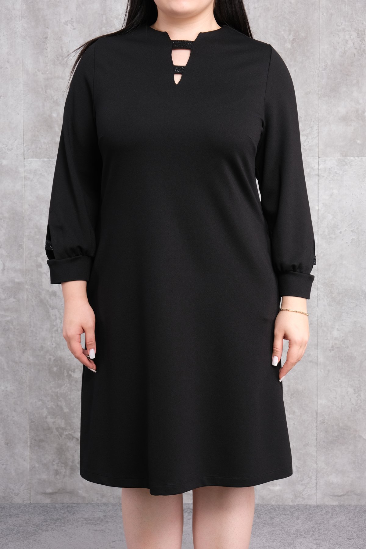 Super Plus Size Dress-Black