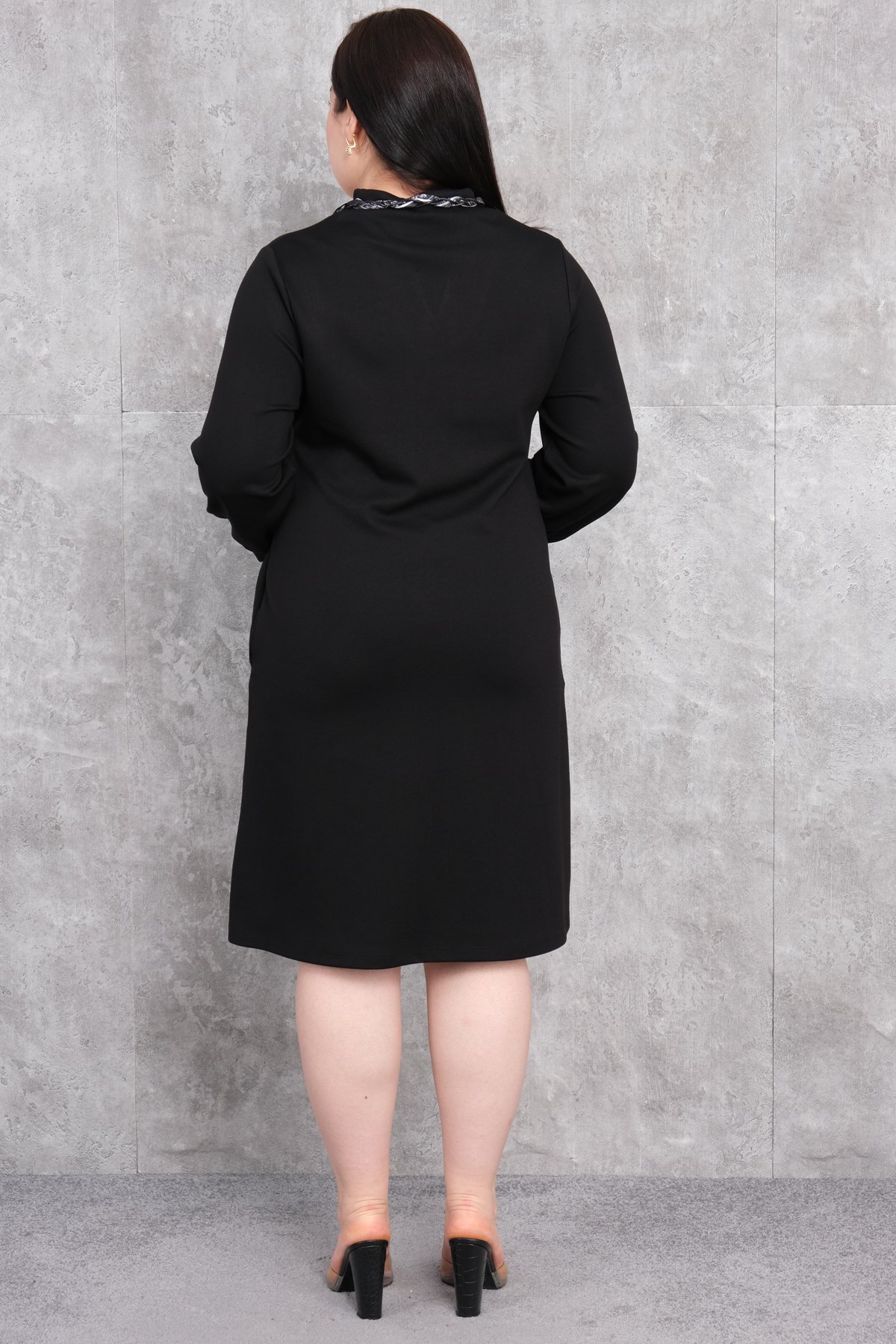 Plus Size Dress-Black