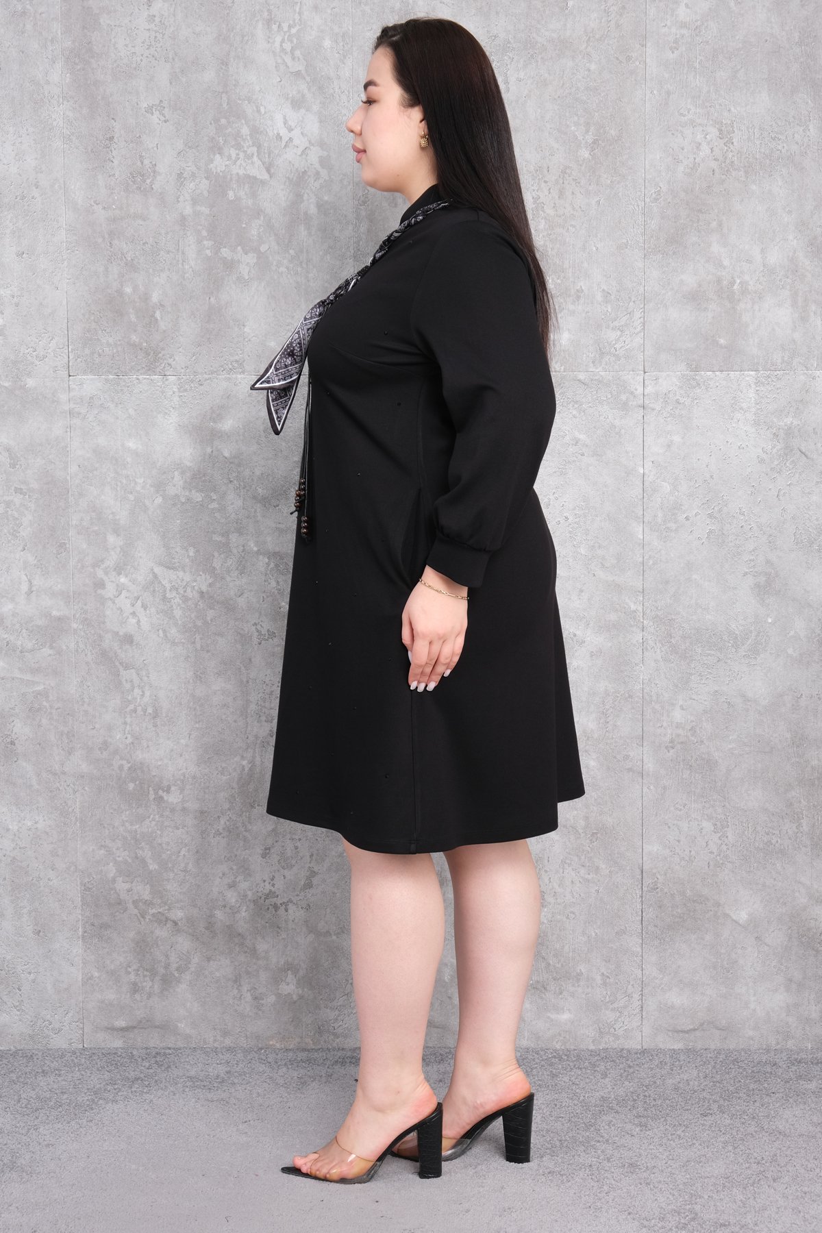Plus Size Dress-Black