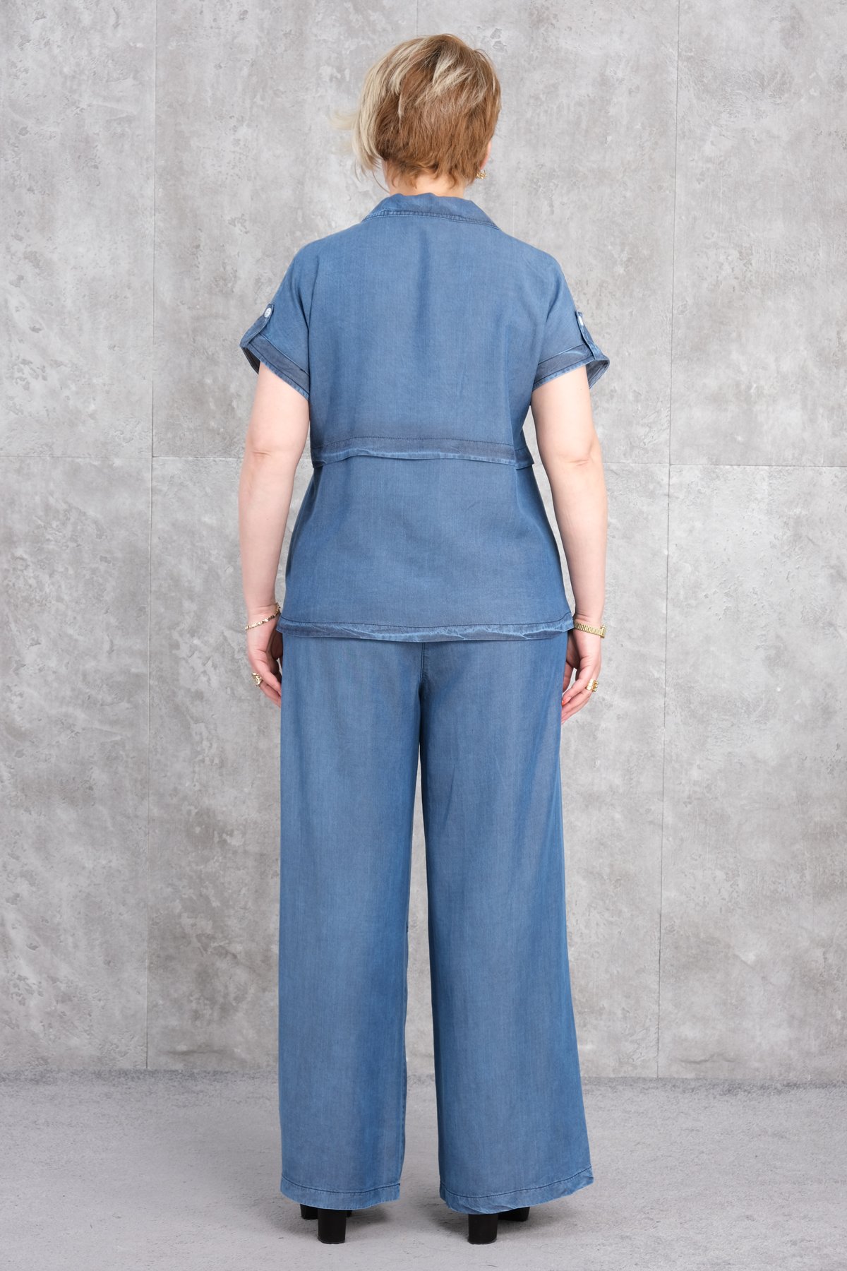 Комплект из двух предметов больших размеров-Синий