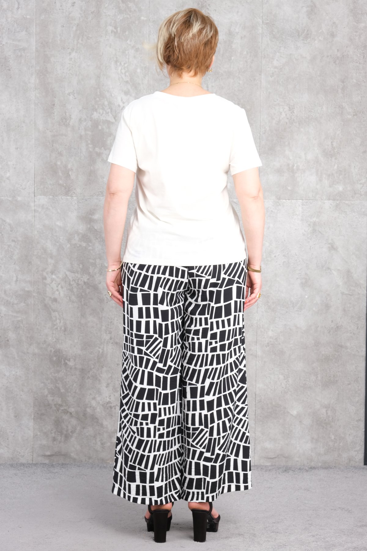 Büyük Beden İkili Takım-Ekru