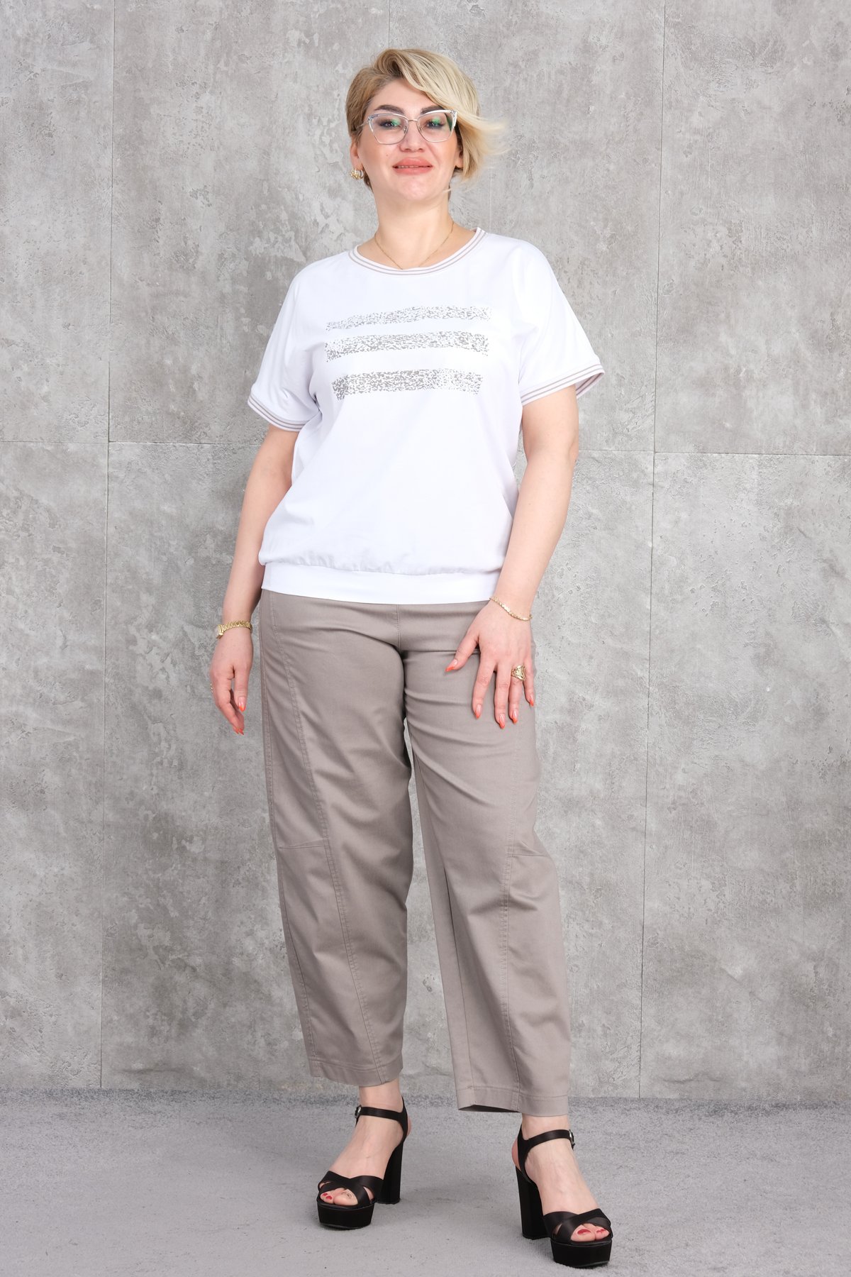 Комплект из двух предметов больших размеров-Белый