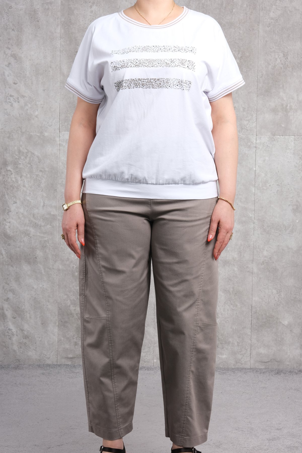 Комплект из двух предметов больших размеров-Белый