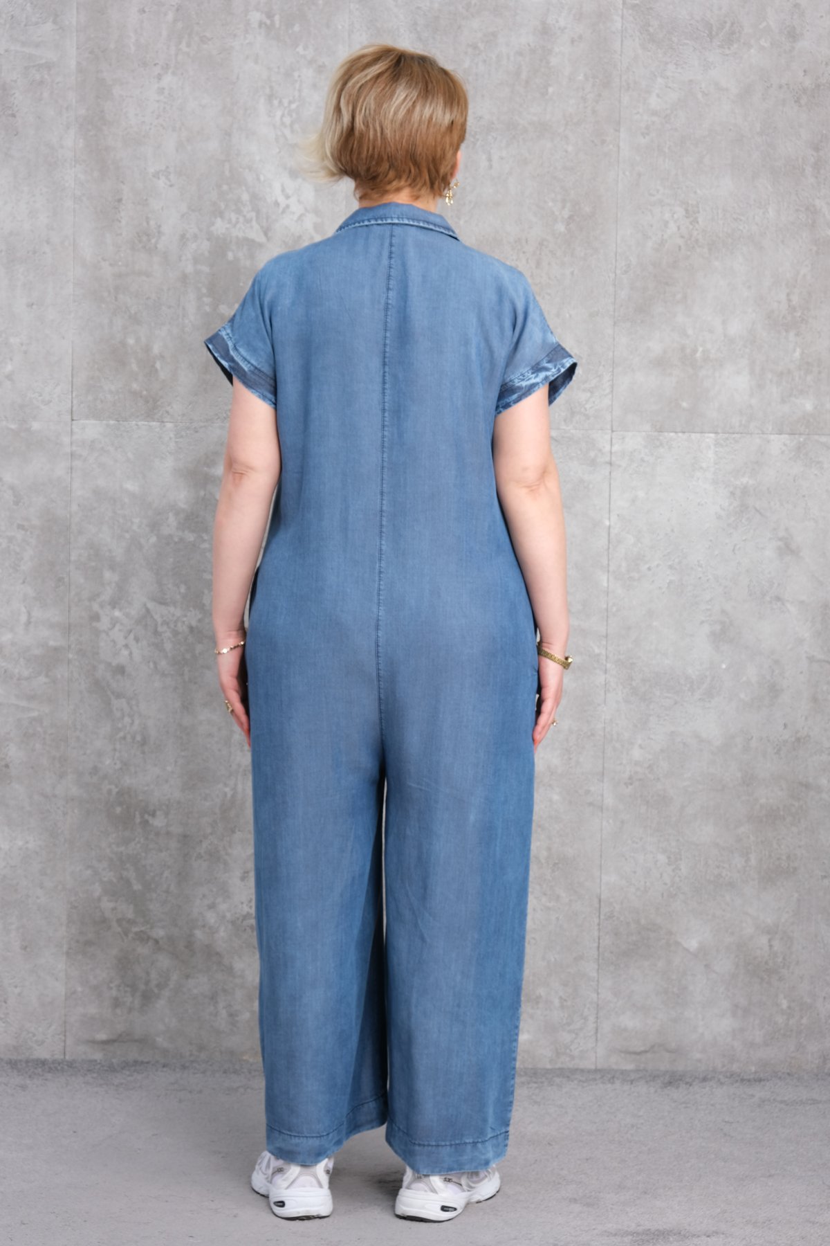 جمبسوت رياضي مقاس كبير-الأزرق