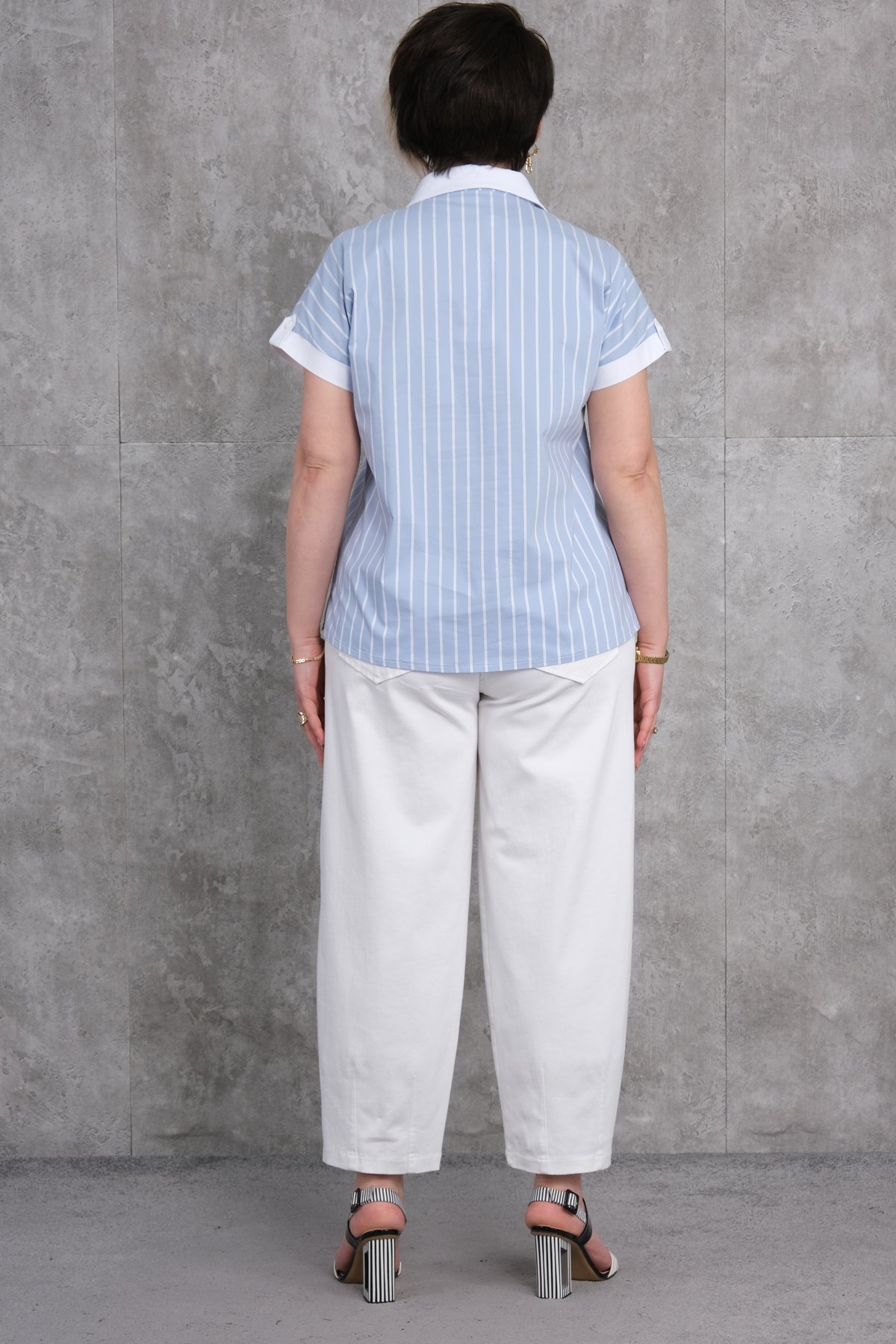 Büyük Beden İkili Takım-Mavi