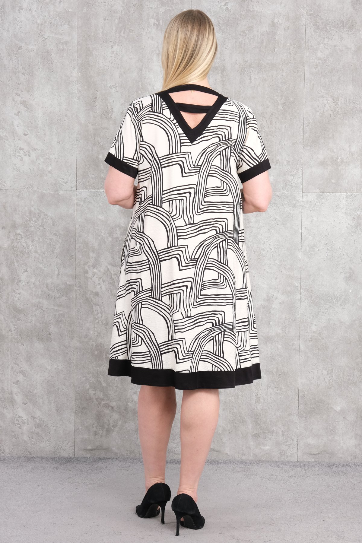 Plus Size Dress-Black