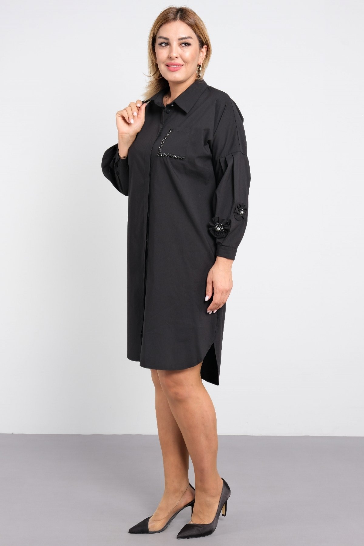 Casual Dresses-Black