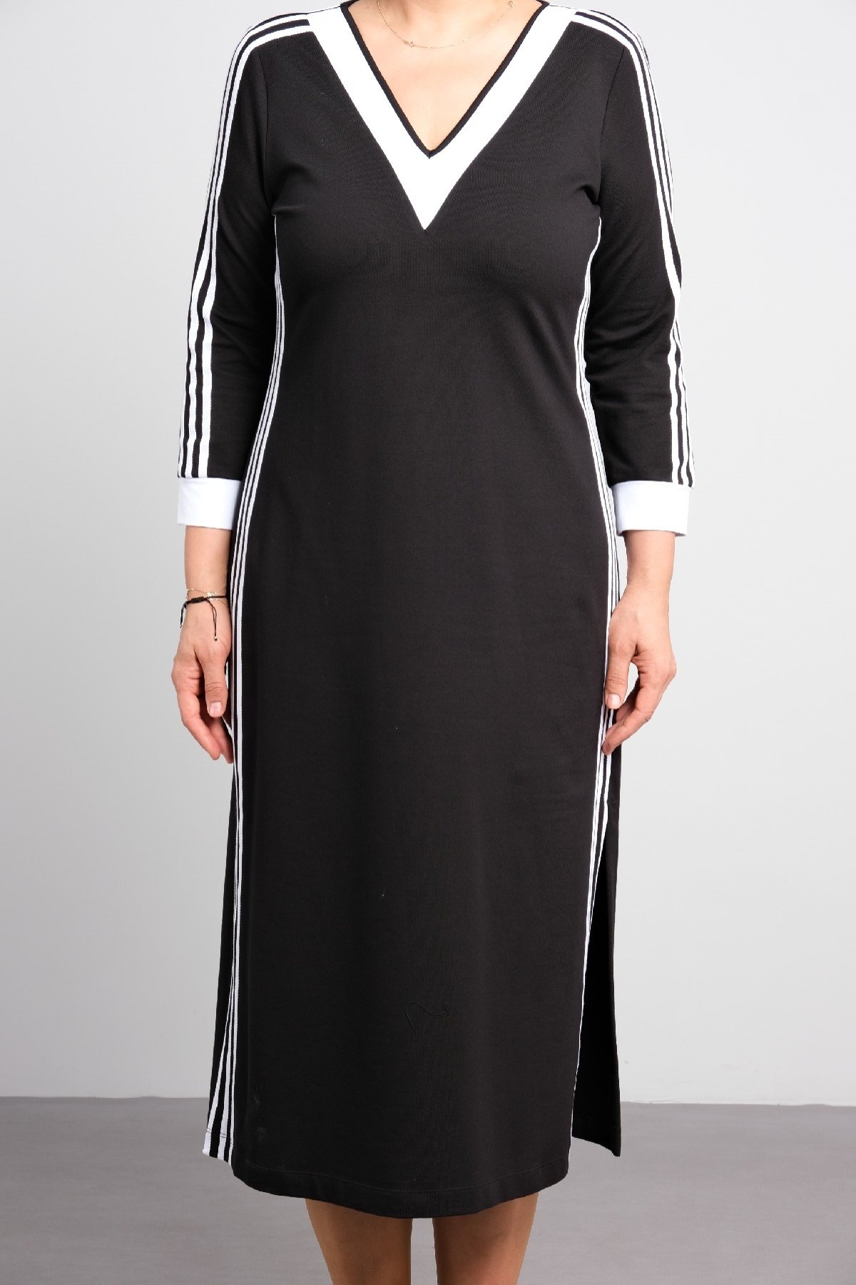 Super Plus Size Casual Dress-Black