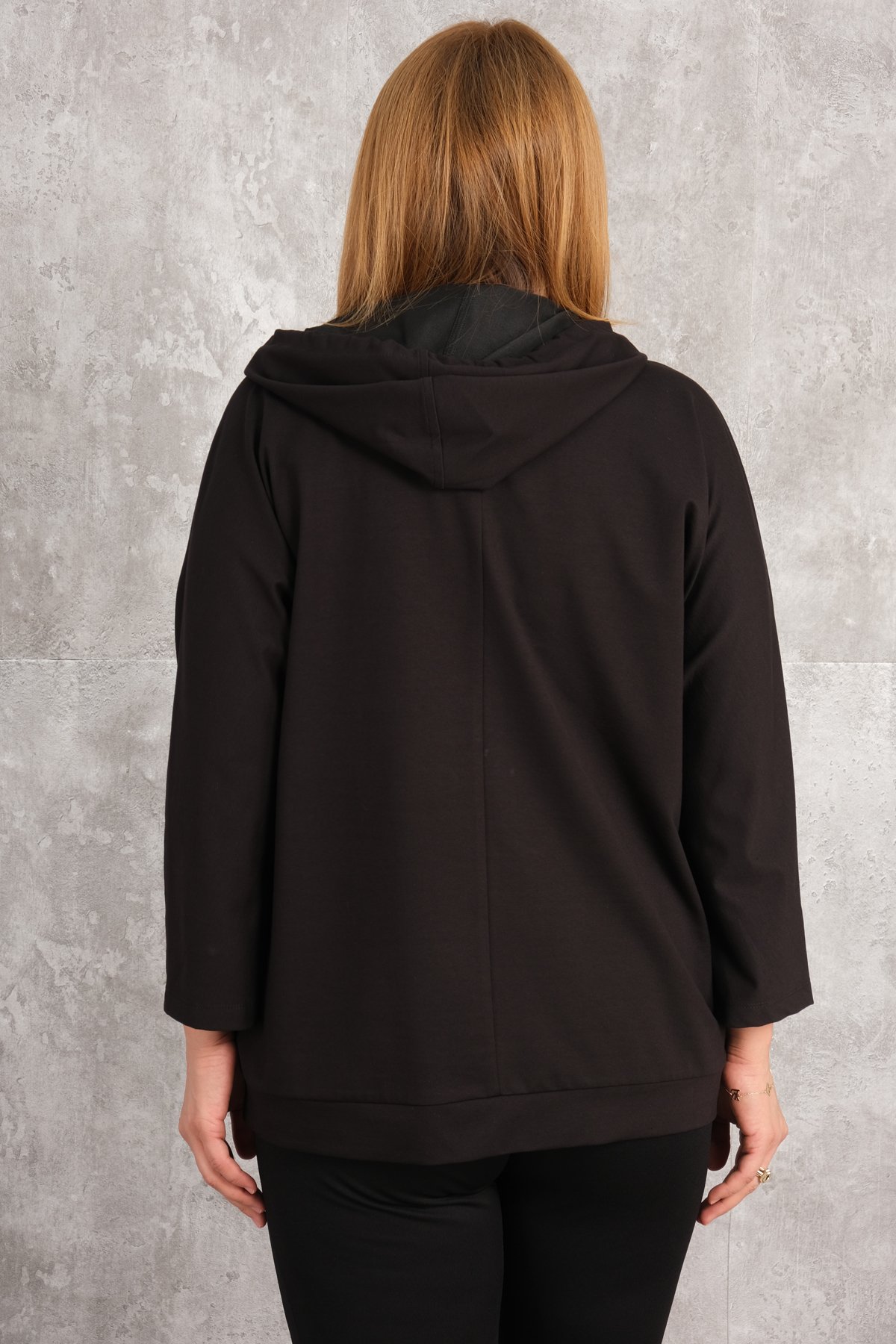 Plus Size Blouse-Black