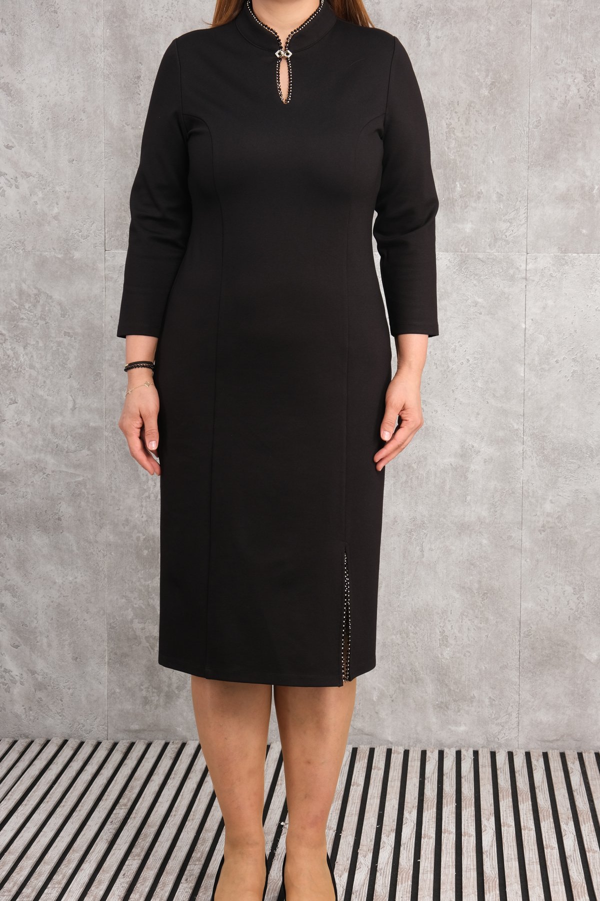 Plus Size Dress-Black