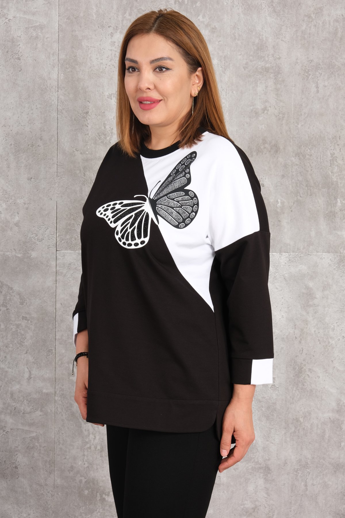 Plus Size Blouse-Black