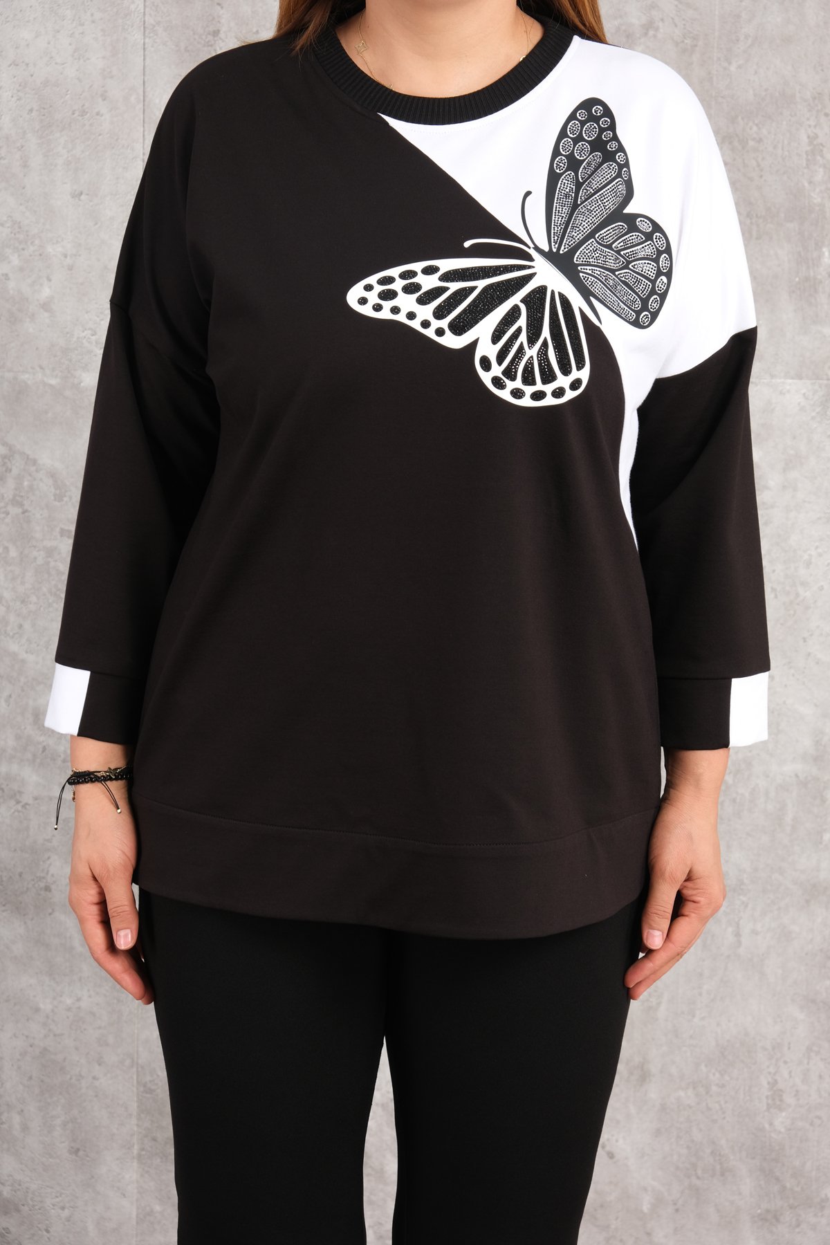 Plus Size Blouse-Black
