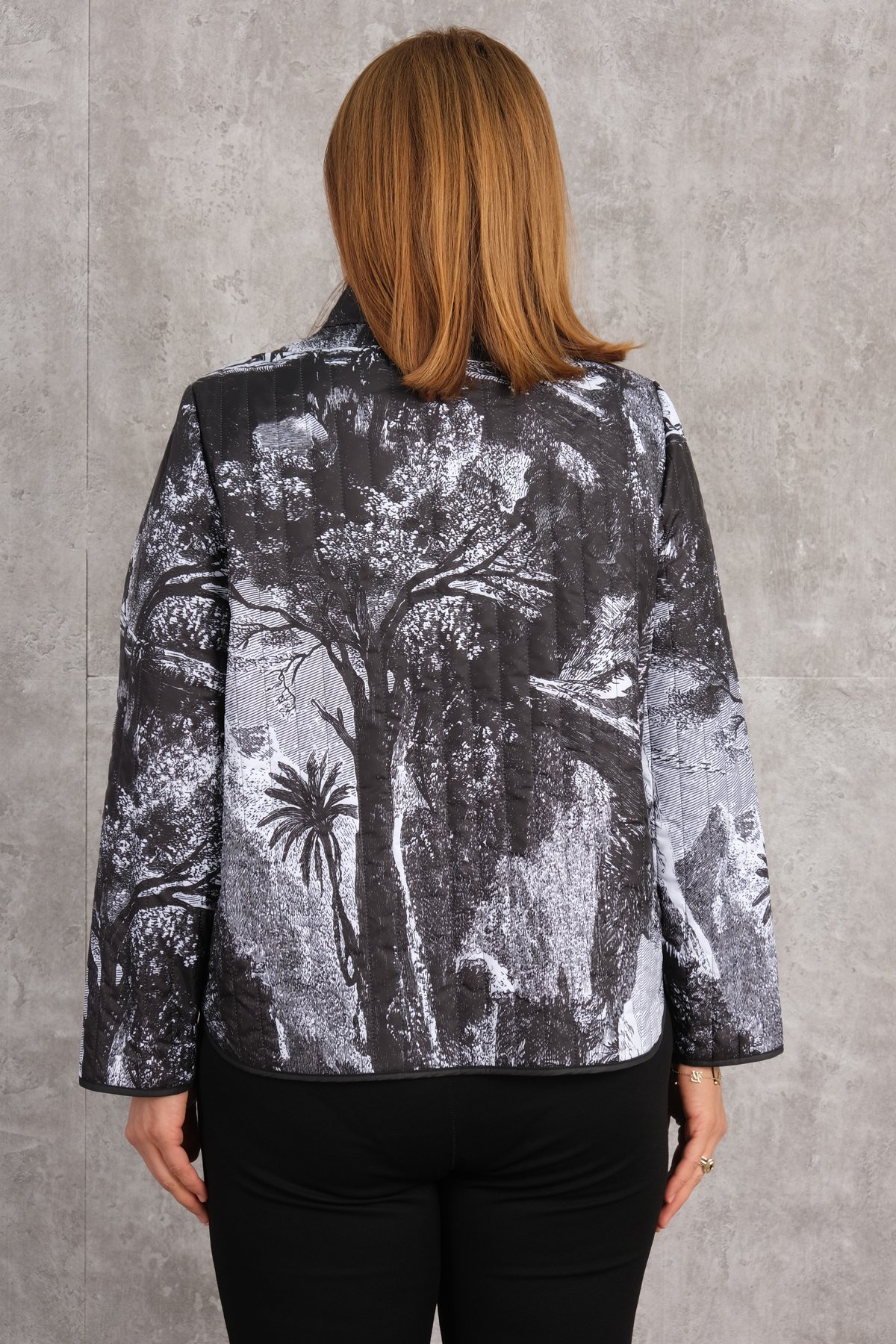 Plus Size Short Sport Jacket-Black