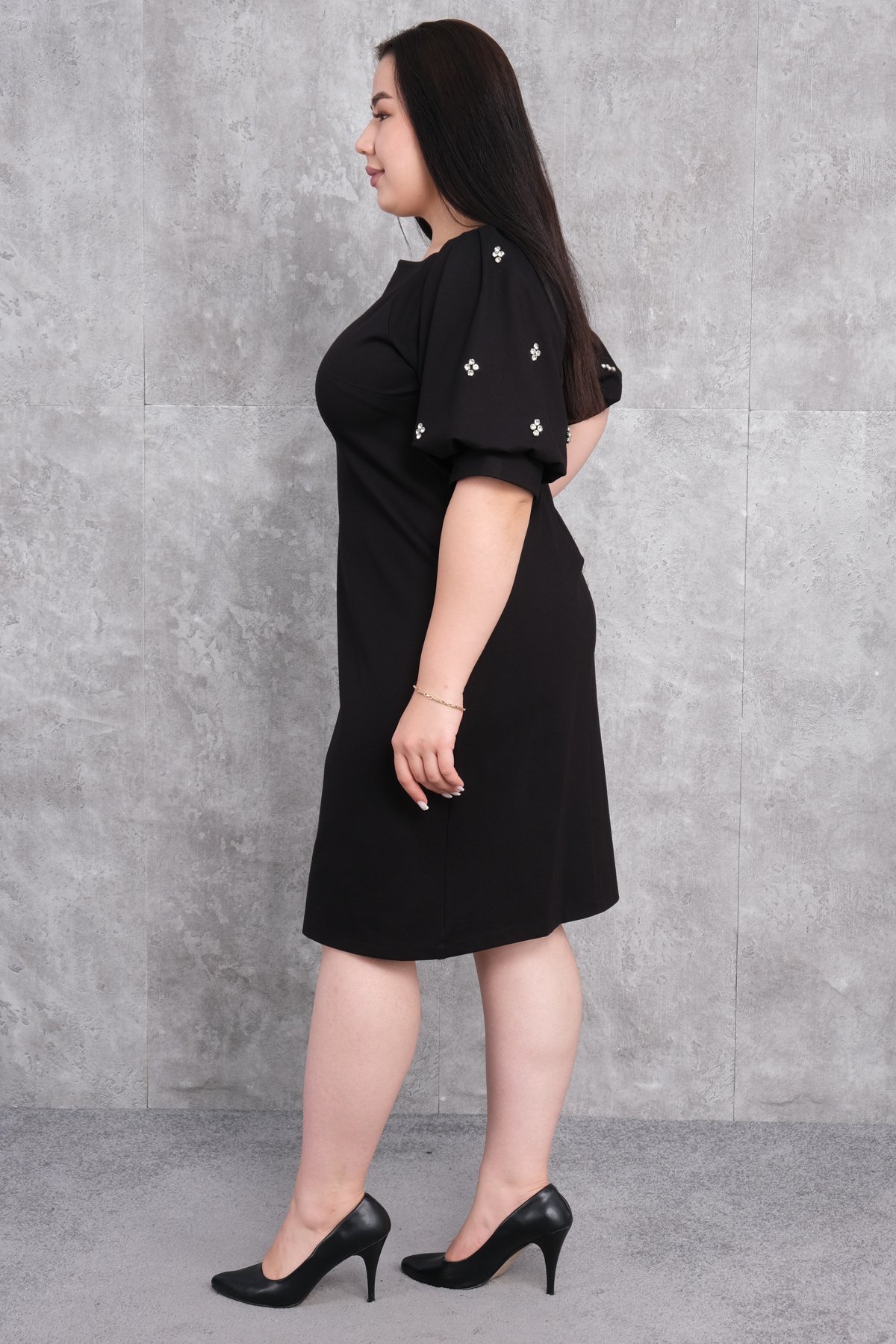 Plus Size Dress-Black