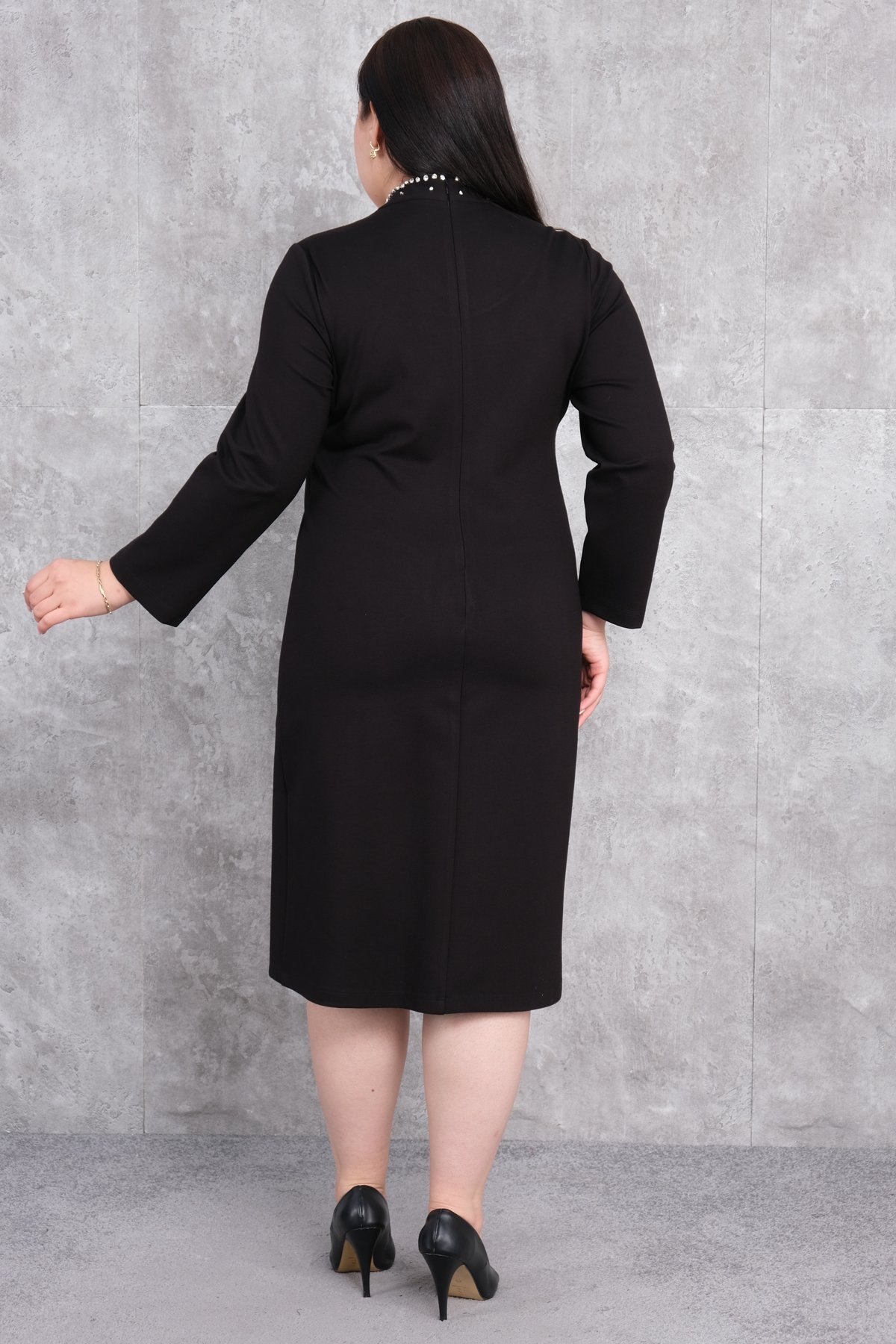 Plus Size Dress-Black