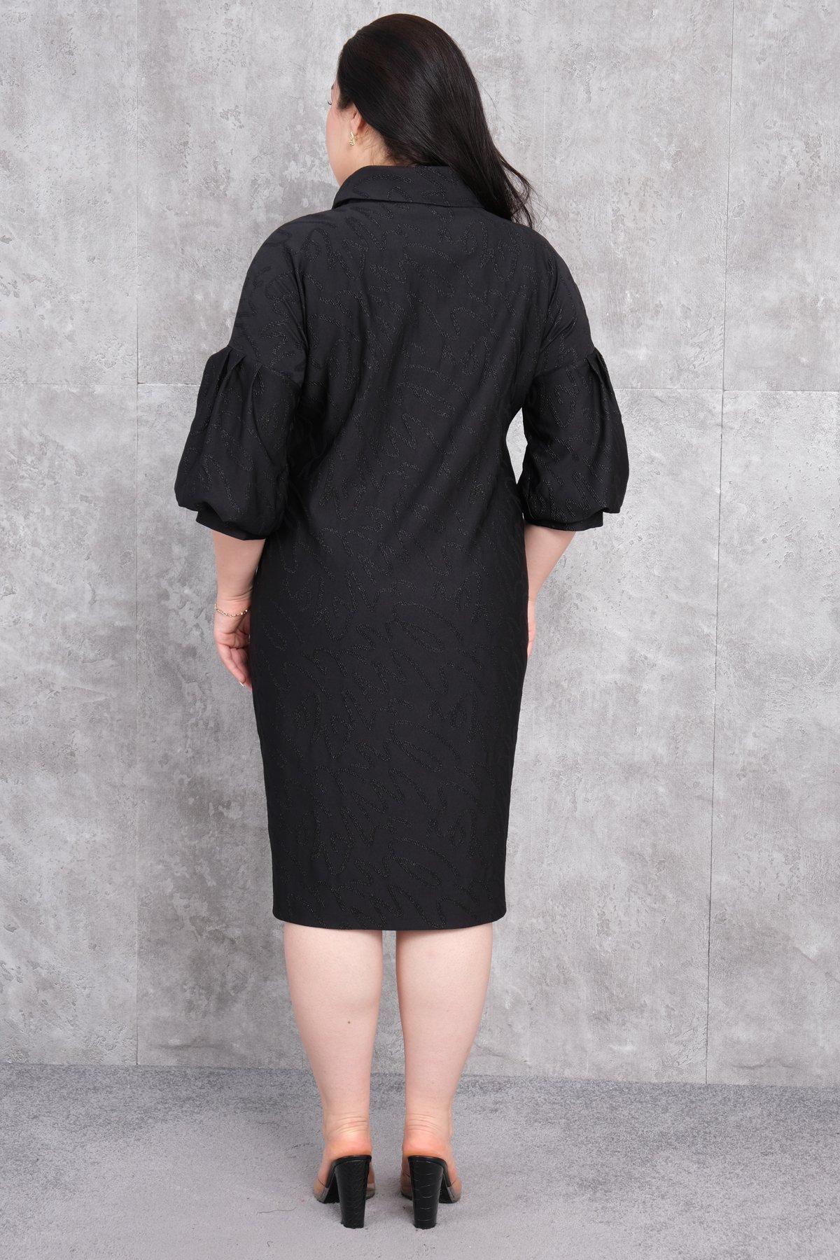 Plus Size Dress-Black
