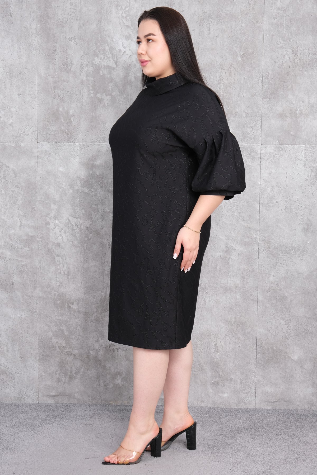 Plus Size Dress-Black