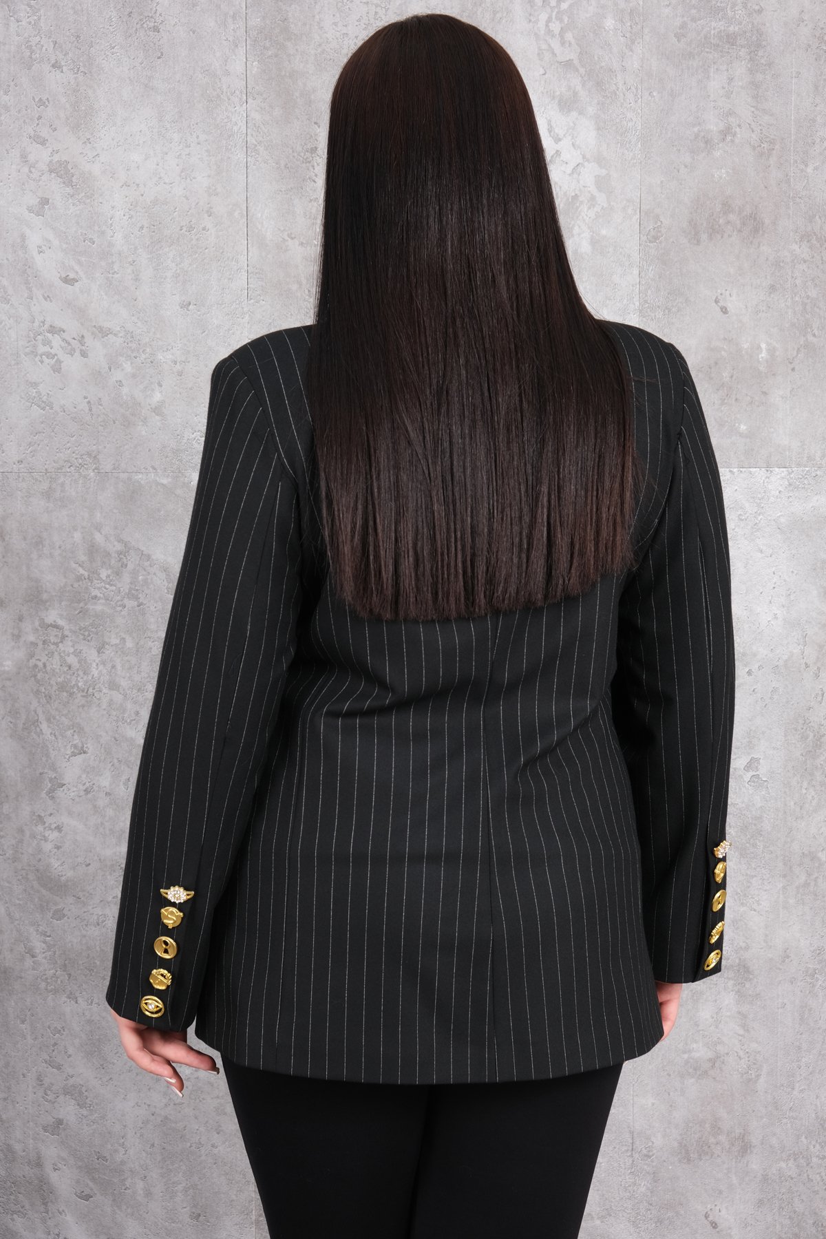 Plus Size Jacket-Black