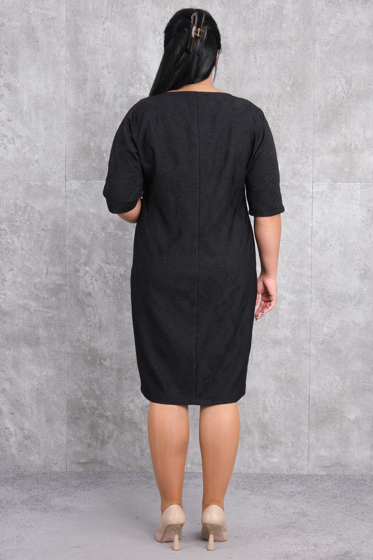 Plus Size Dress-Black