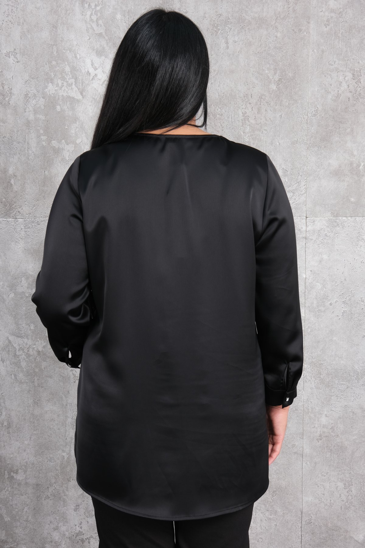 Plus Size Blouse-Black