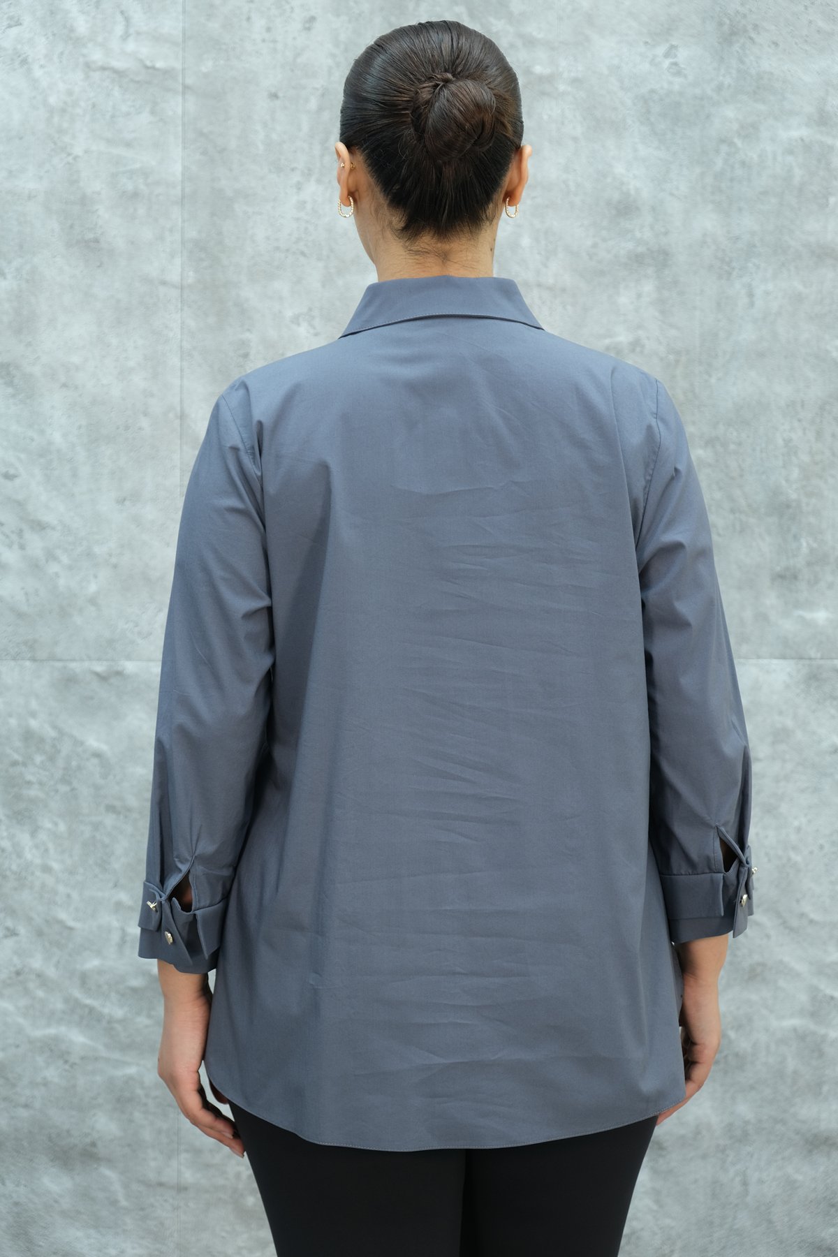 Plus Size Shirt-Grey