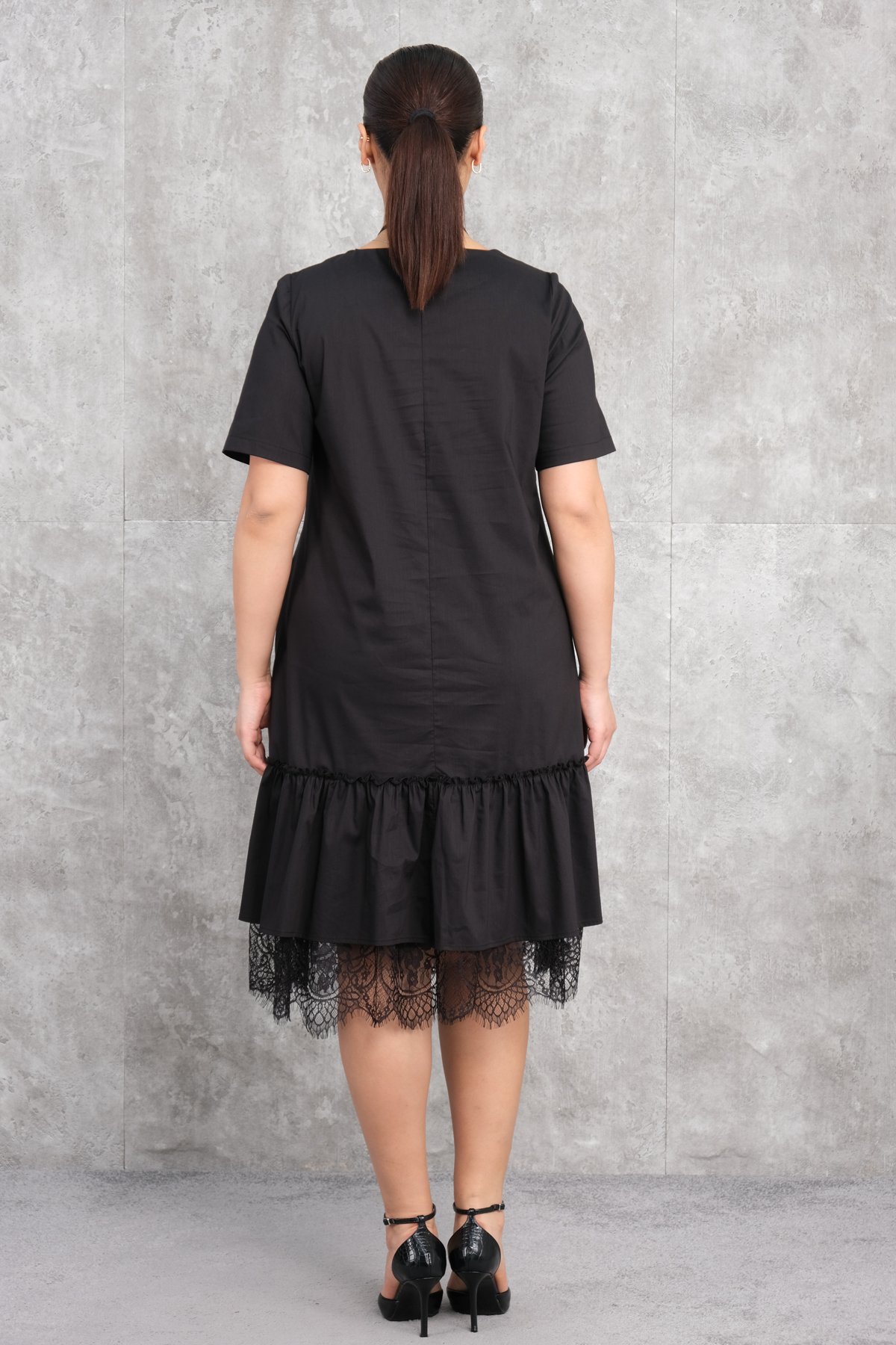 Plus Size Dress-Black