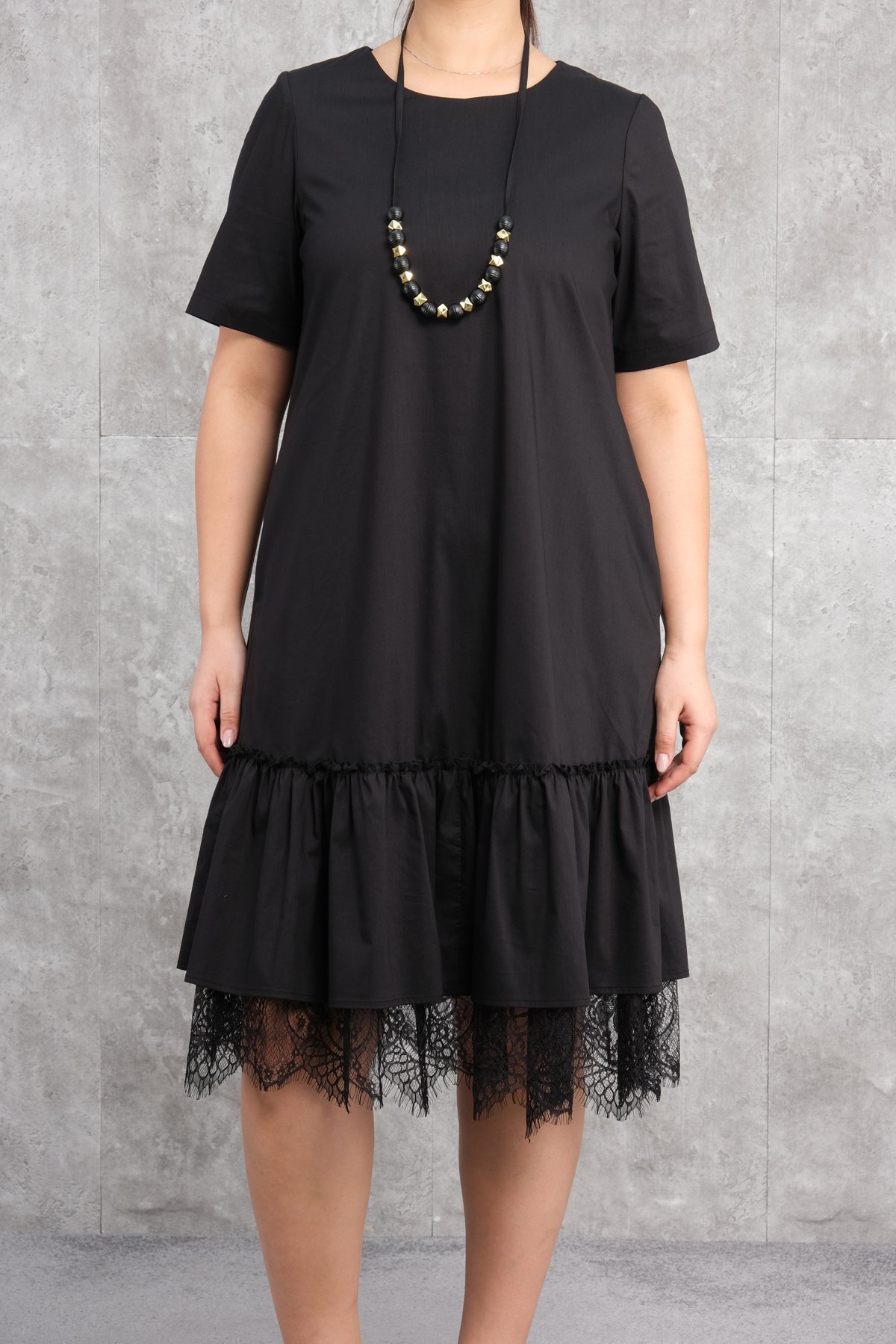 Plus Size Dress-Black