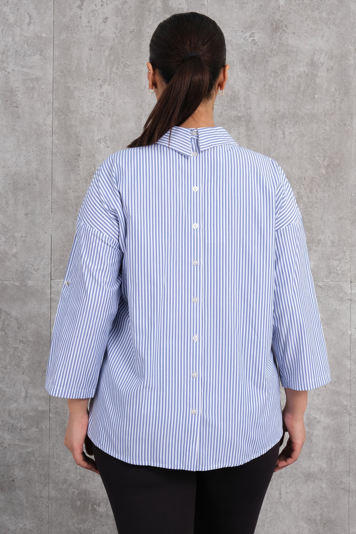 Супер баттал рубашка-Темно-синий