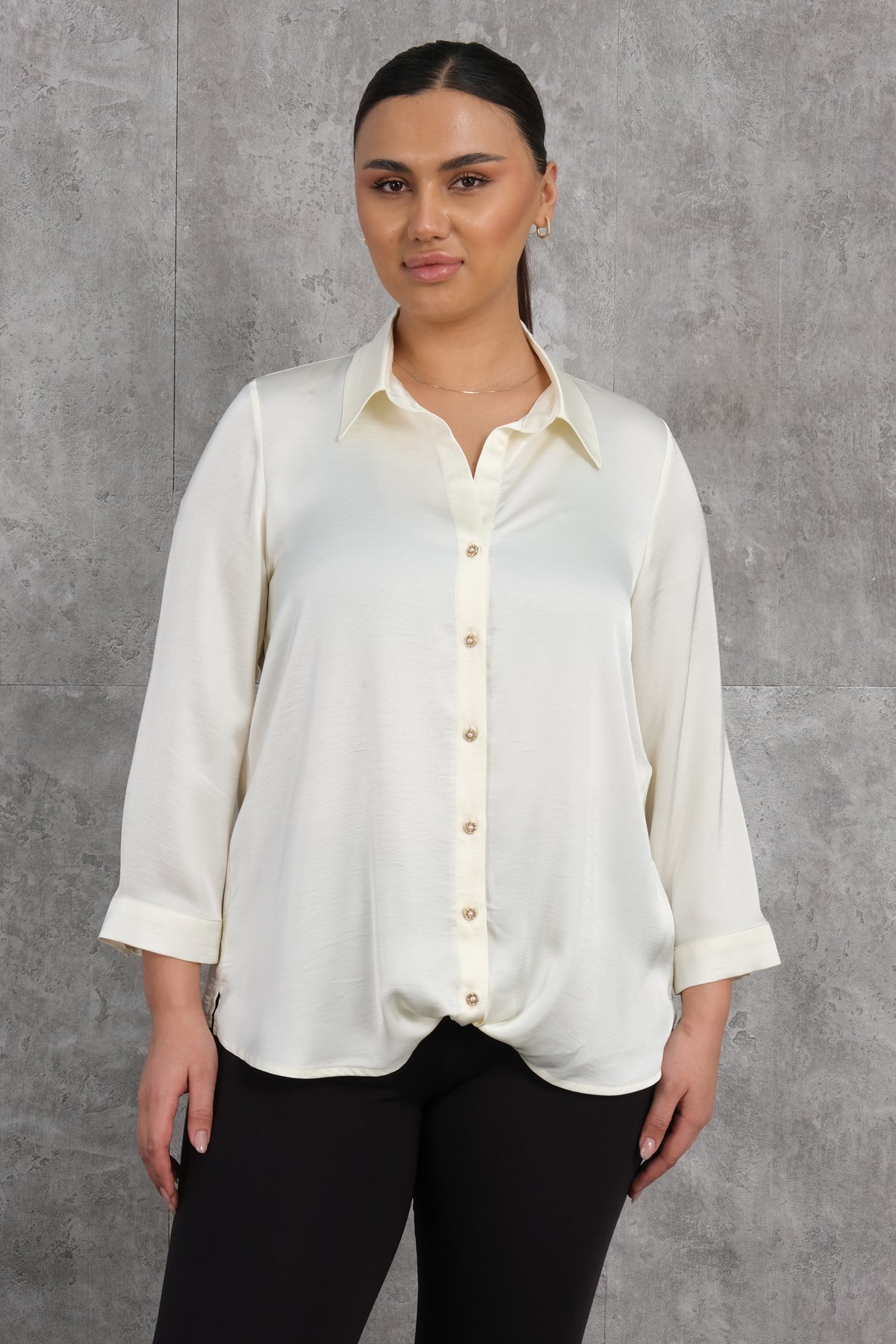 Plus Size Shirt-Yellow