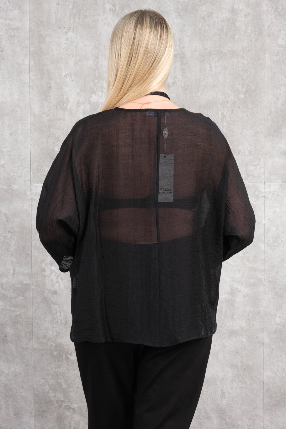 Plus Size Blouse-Black