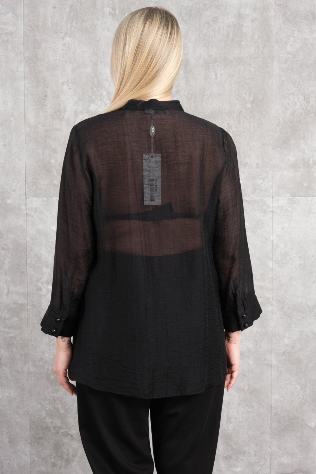 Plus Size Blouse-Black