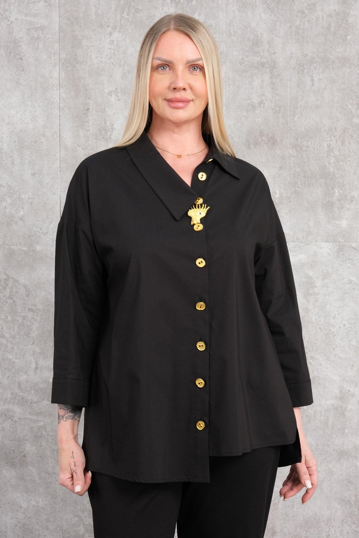 Plus Size Shirt-Black