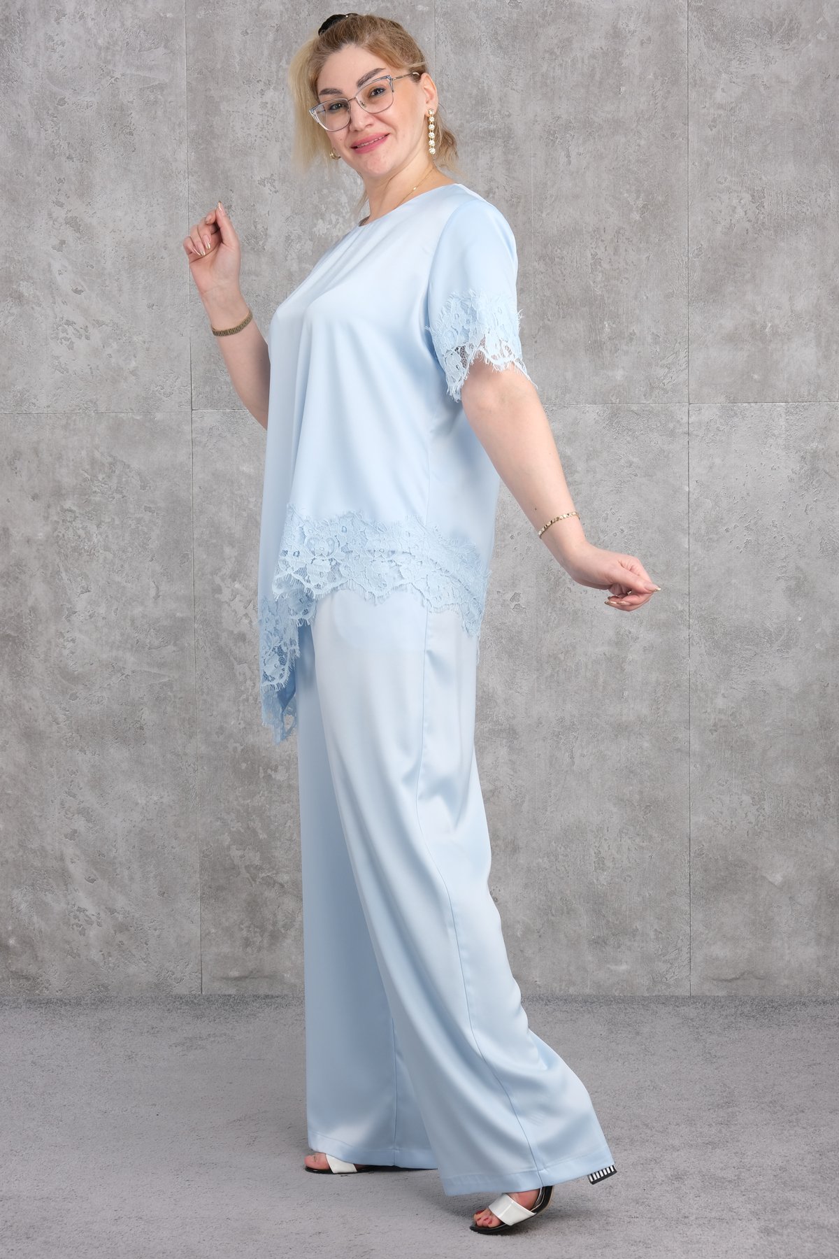 Комплект из двух предметов больших размеров-Синий