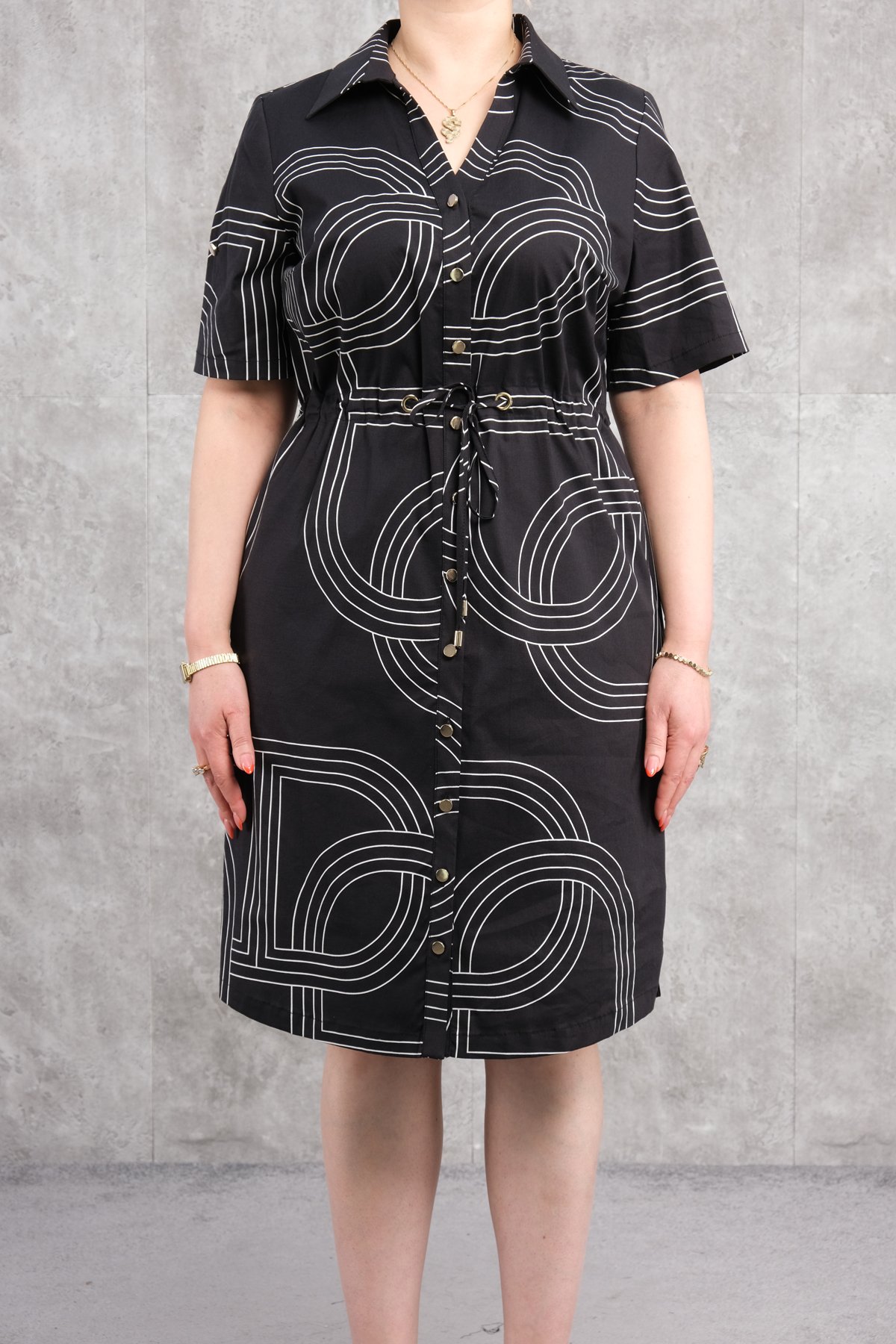 Plus Size Dress-Black