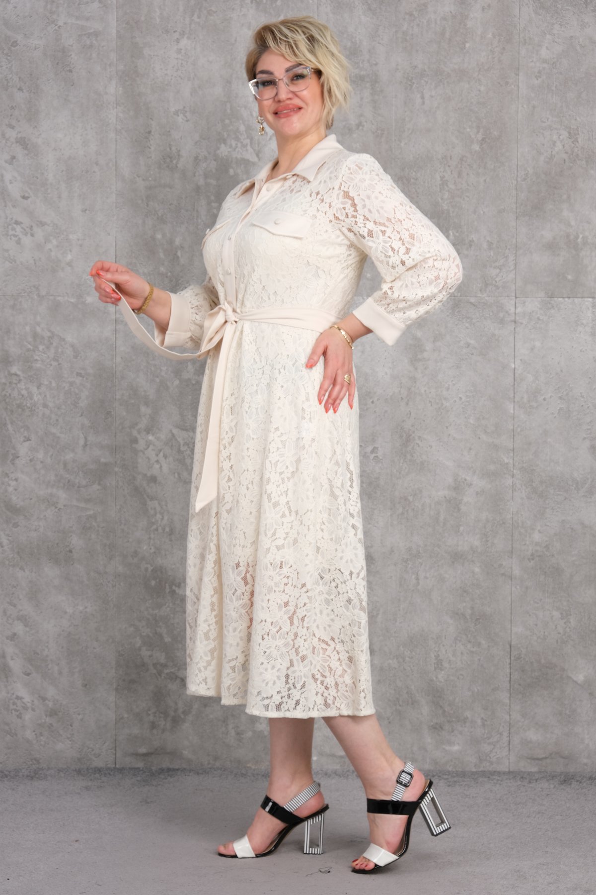 Super Plus Size Dress-Yellow