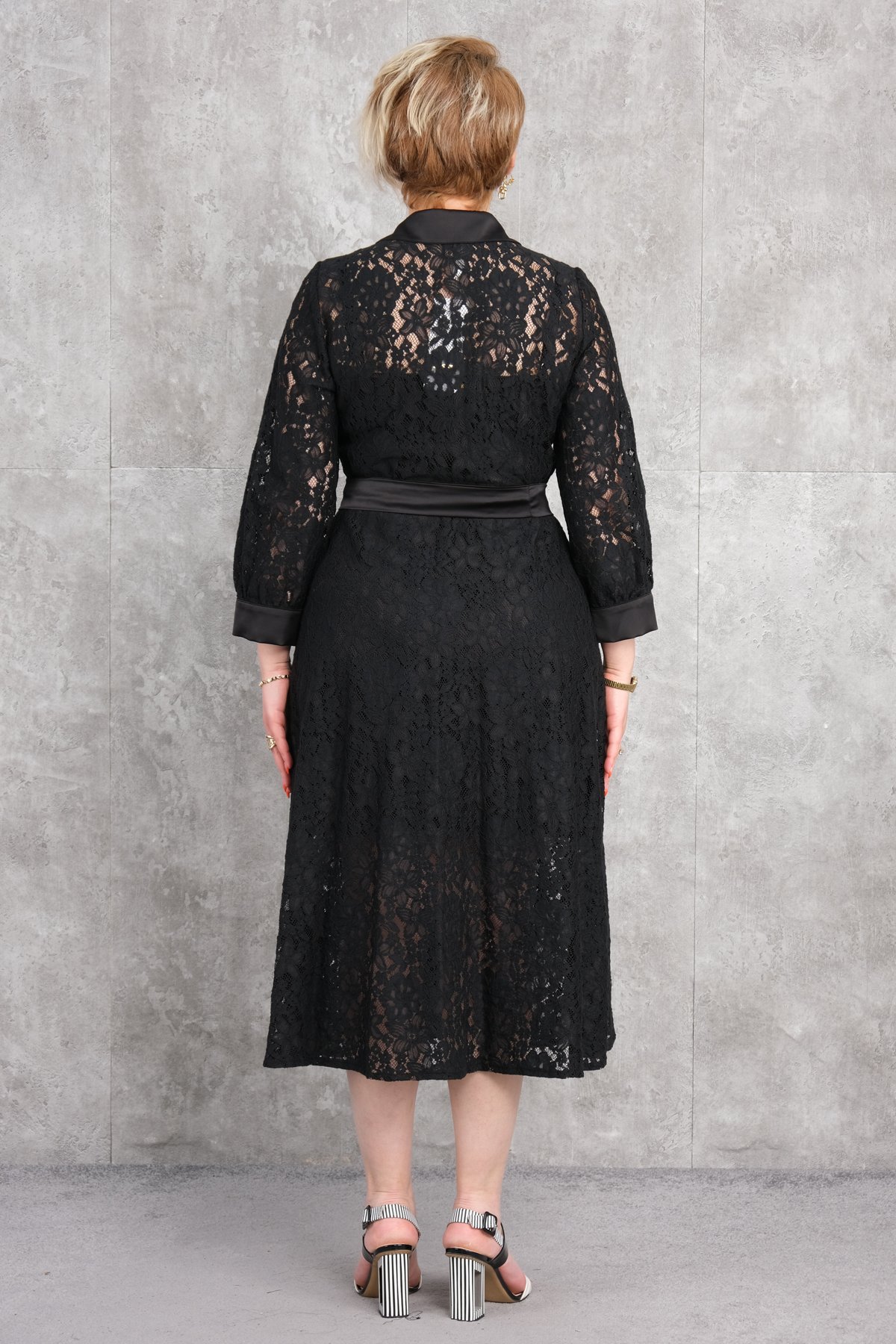 Super Plus Size Dress-Black