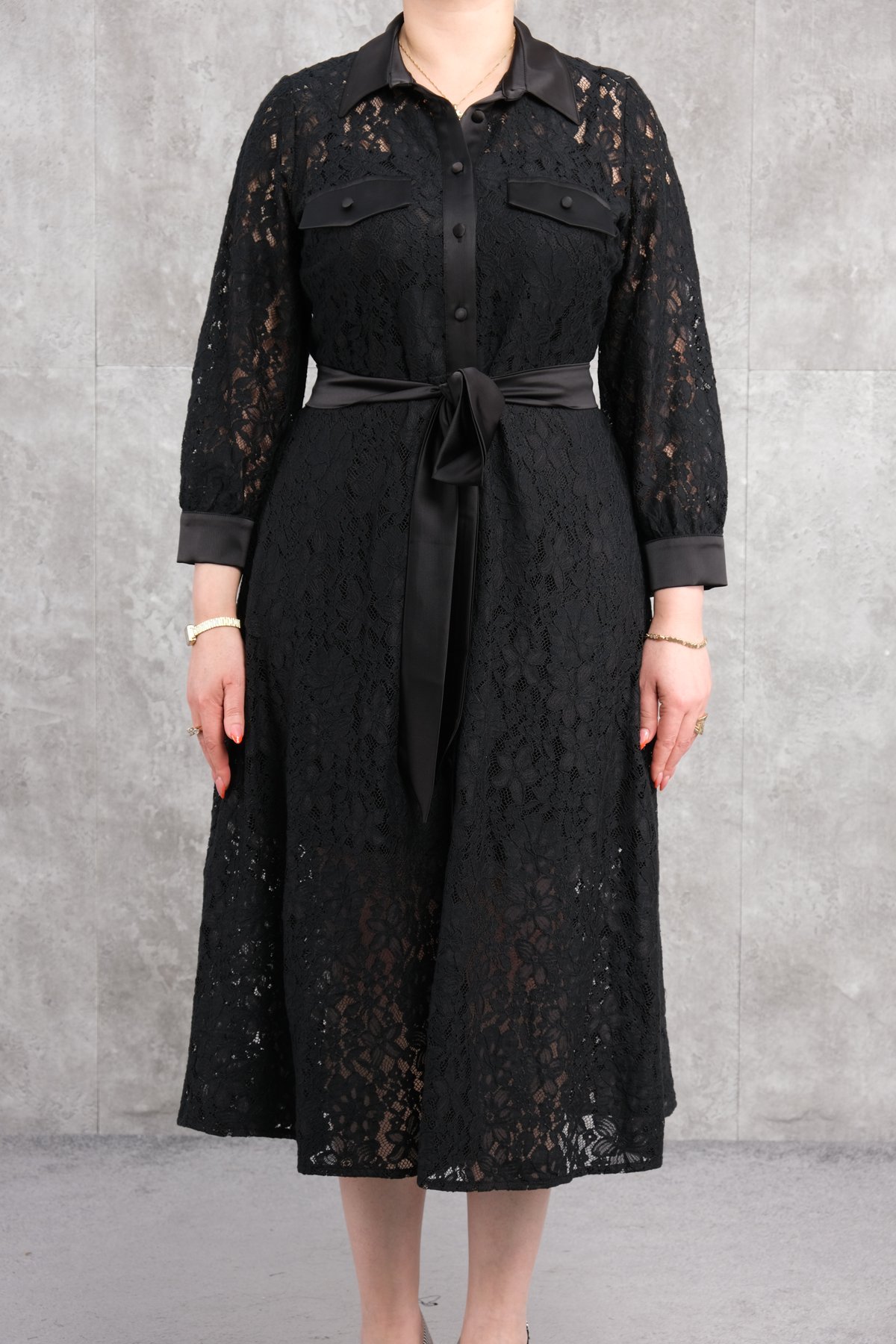 Super Plus Size Dress-Black