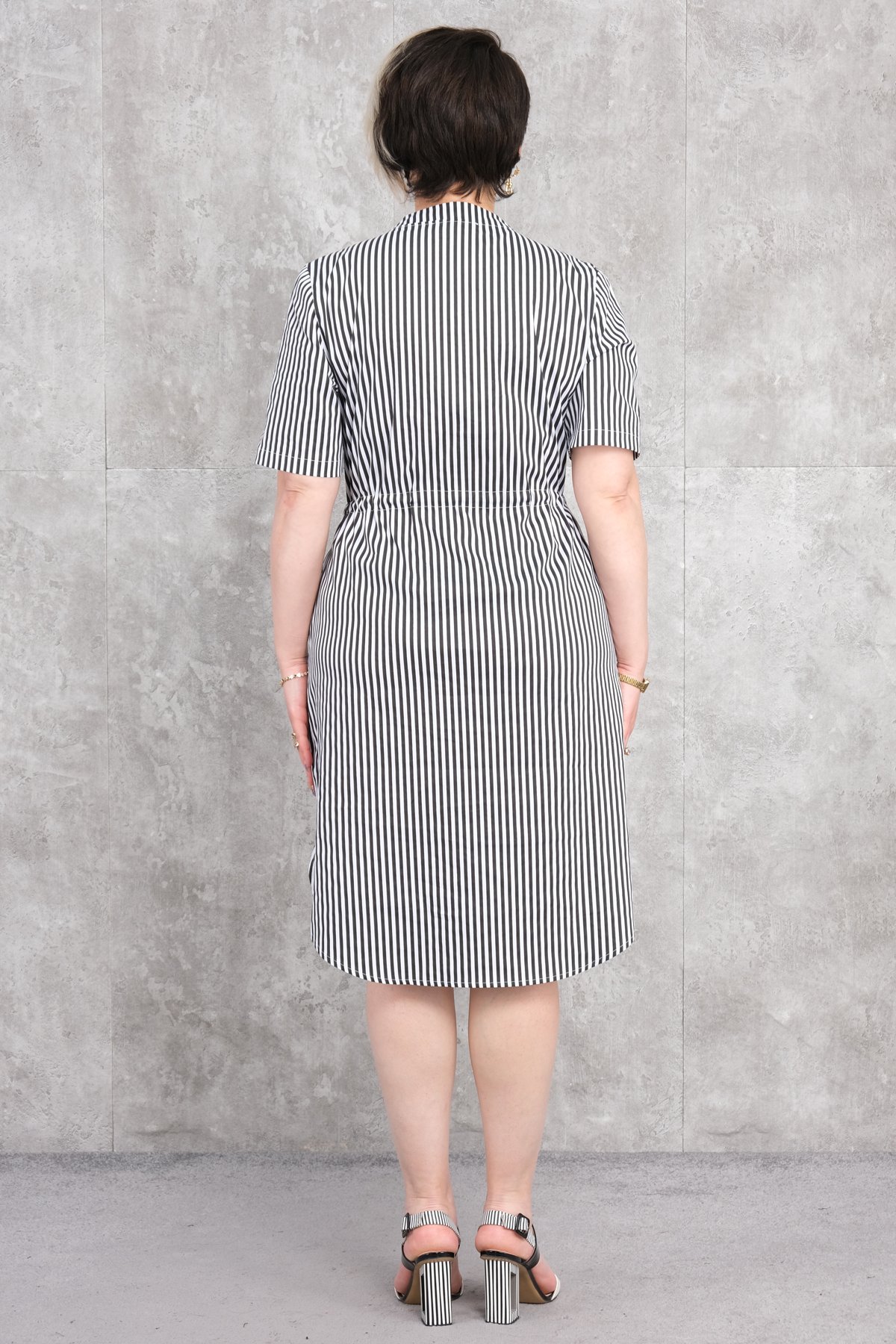 Büyük Beden Elbise-Siyah