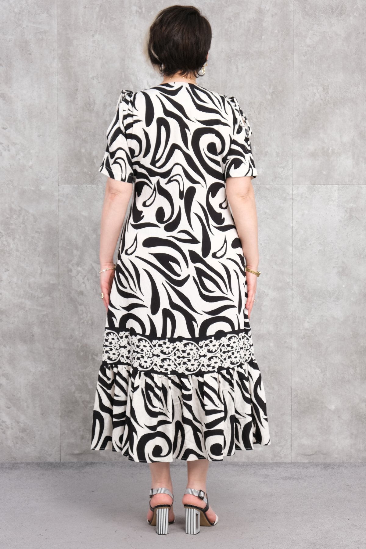 Plus Size Dress-Black